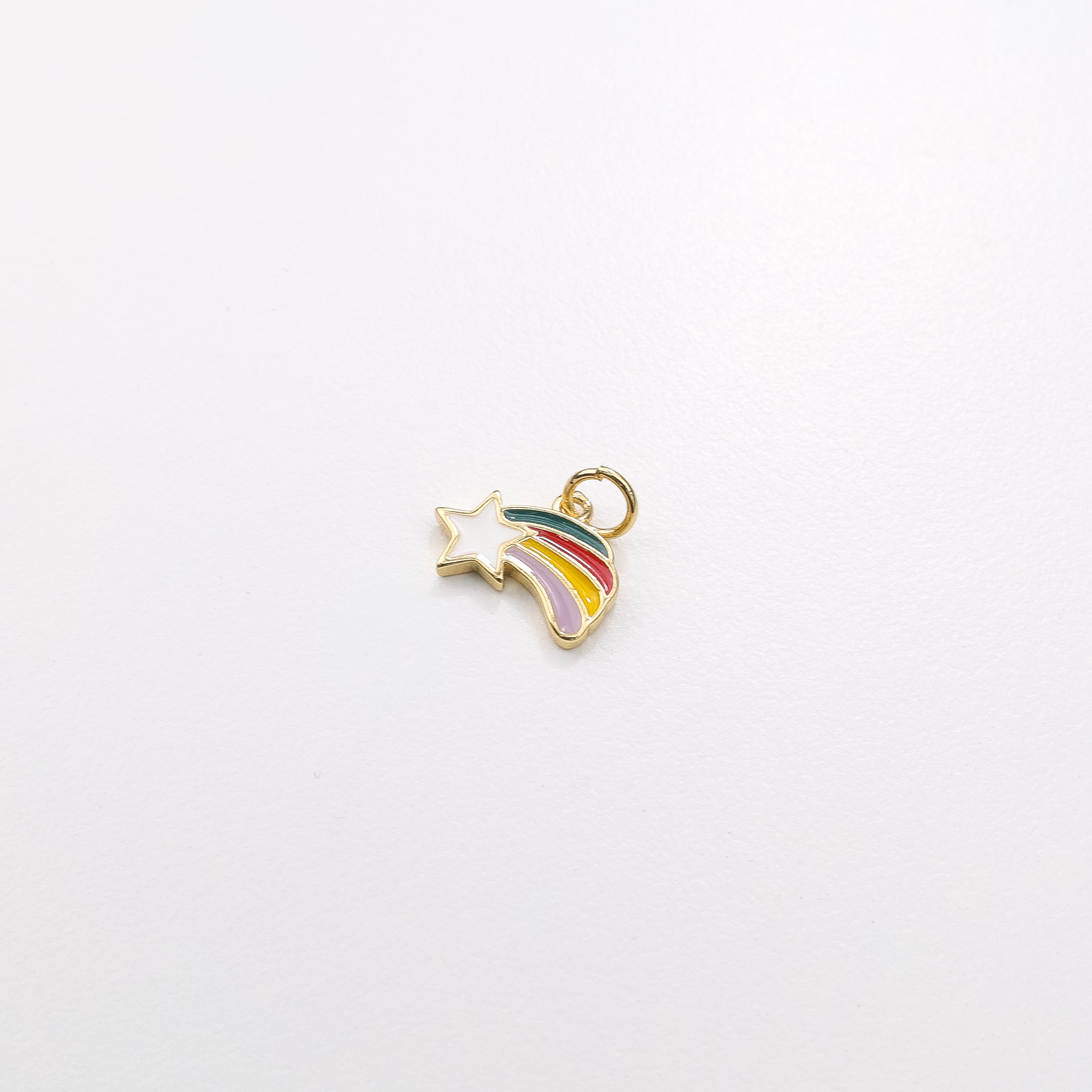 13185 White Shooting Star Pendant