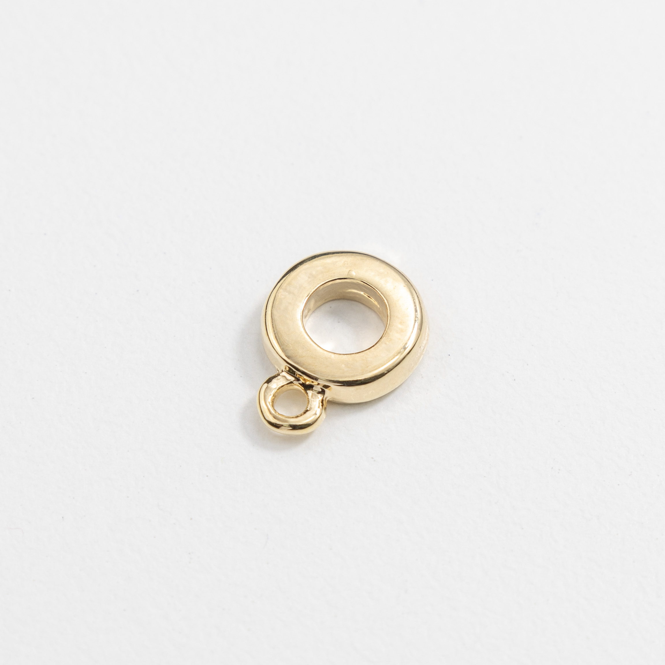 18541 Gold Pendant Ring 9mm