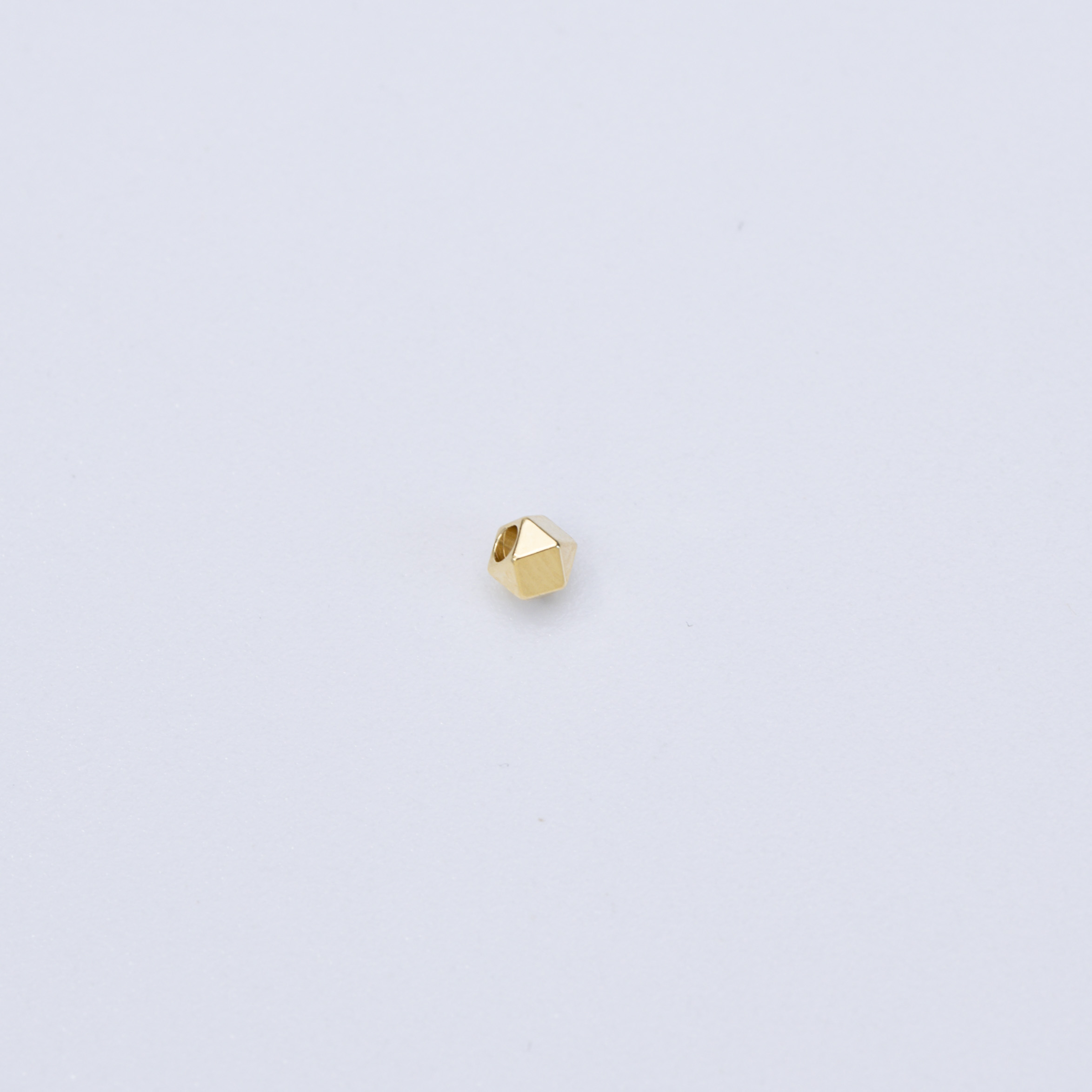 19805 Gold Diamond Bead Spacer 3mm
