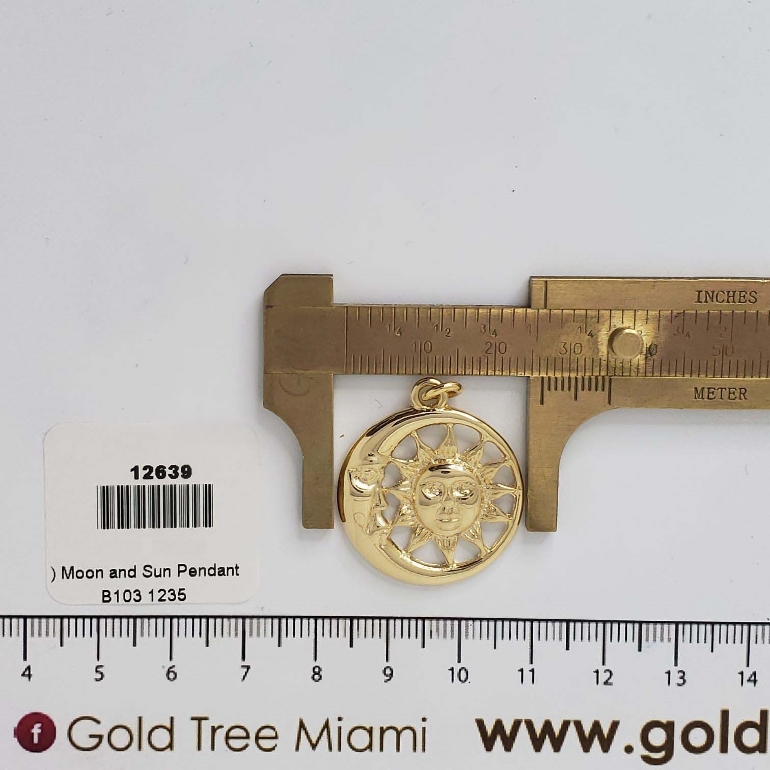 12639 Moon and Sun Pendant