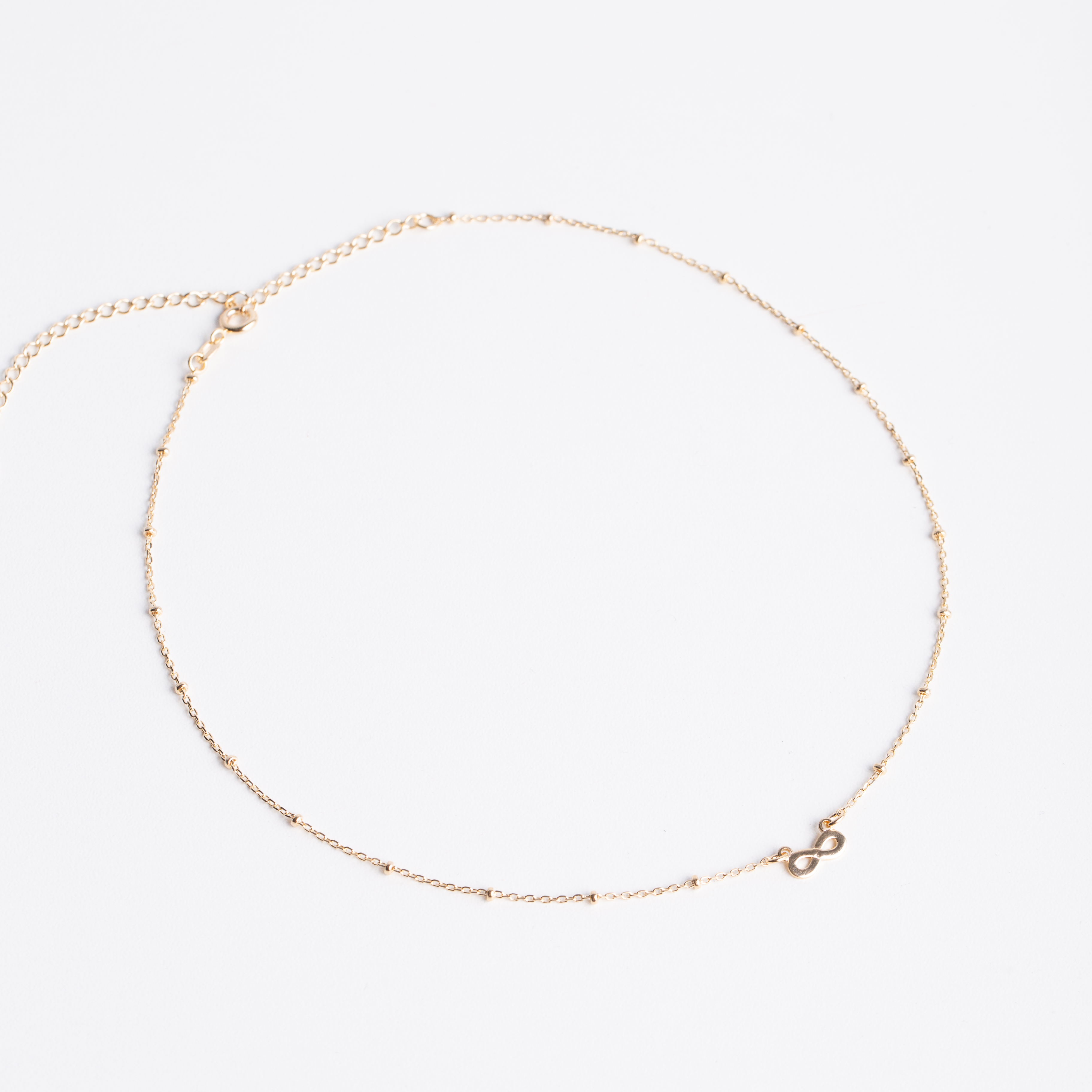 21189 Cadena Dorada con Dije de Infinito