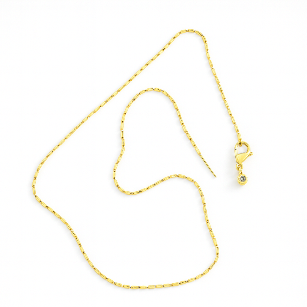 21526 Chain Necklace with Sliding Bar 19”)