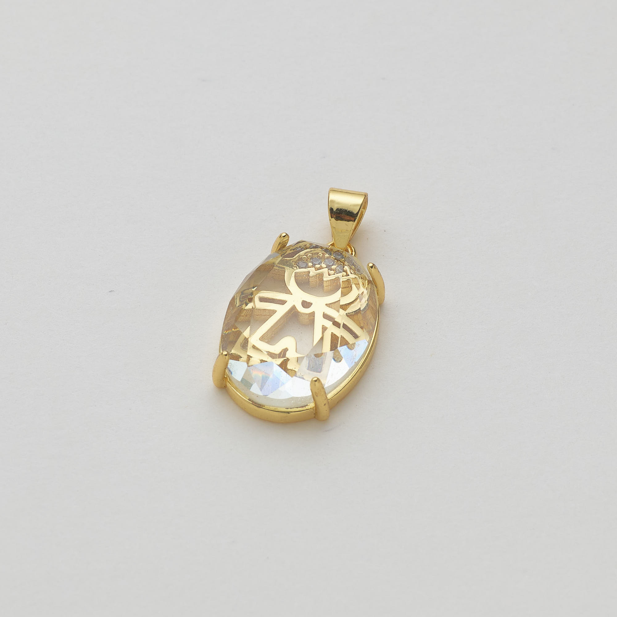 13554 Boy Crystal Pendant