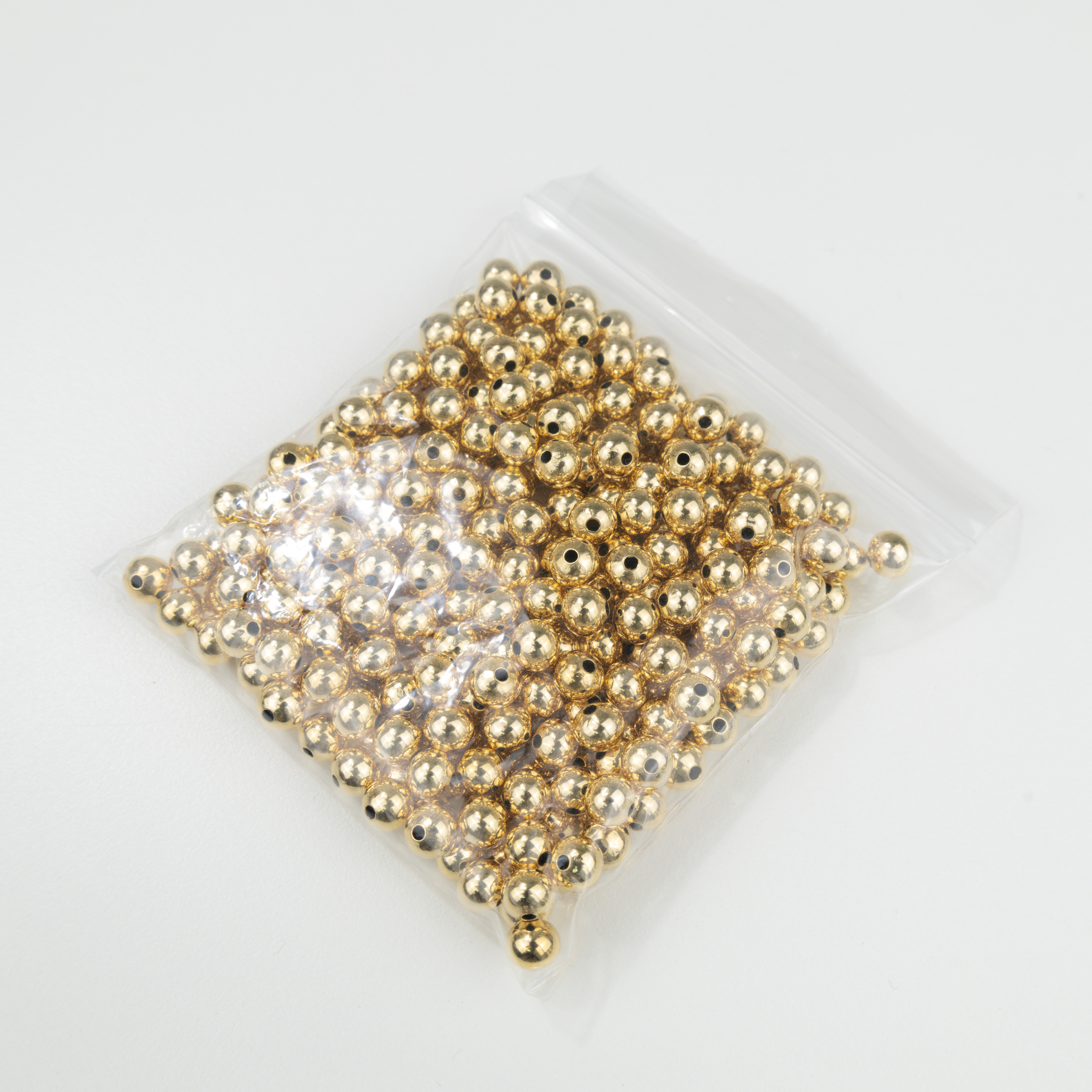 614 6mm Small Hole Smooth Round Beads