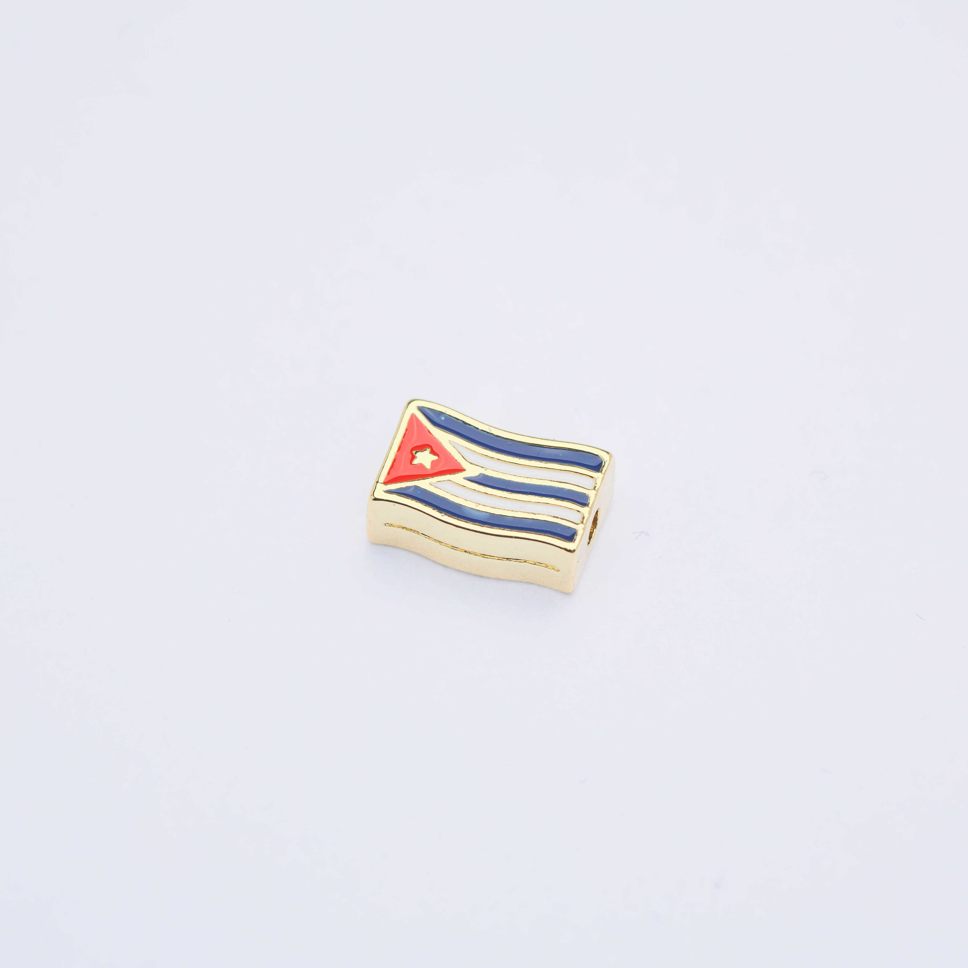 21736 Cuban Flag Slide Charm