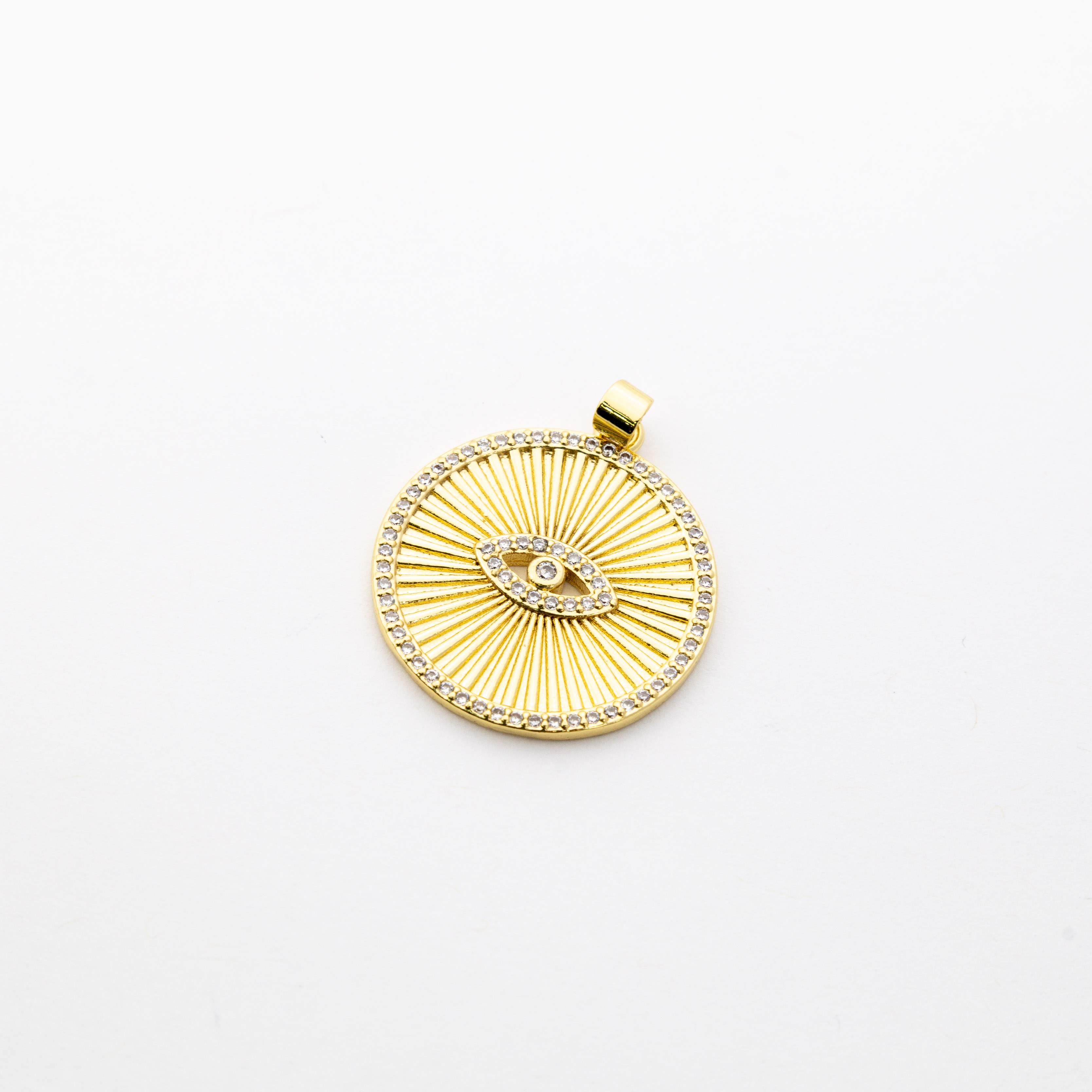 18271 Crystal Radiance Evil Eye Medal