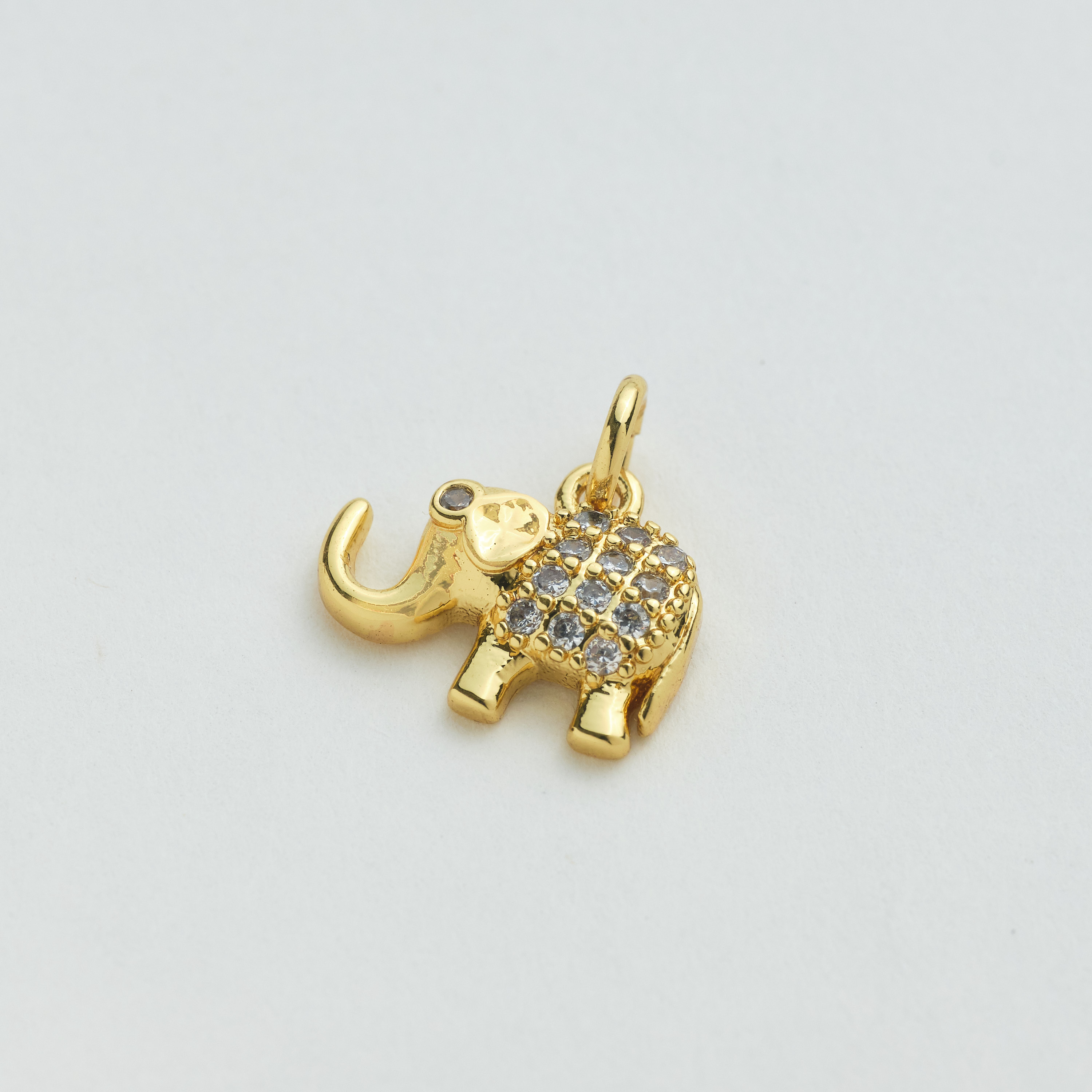 12201 Mini Elephant Crystals Pendant