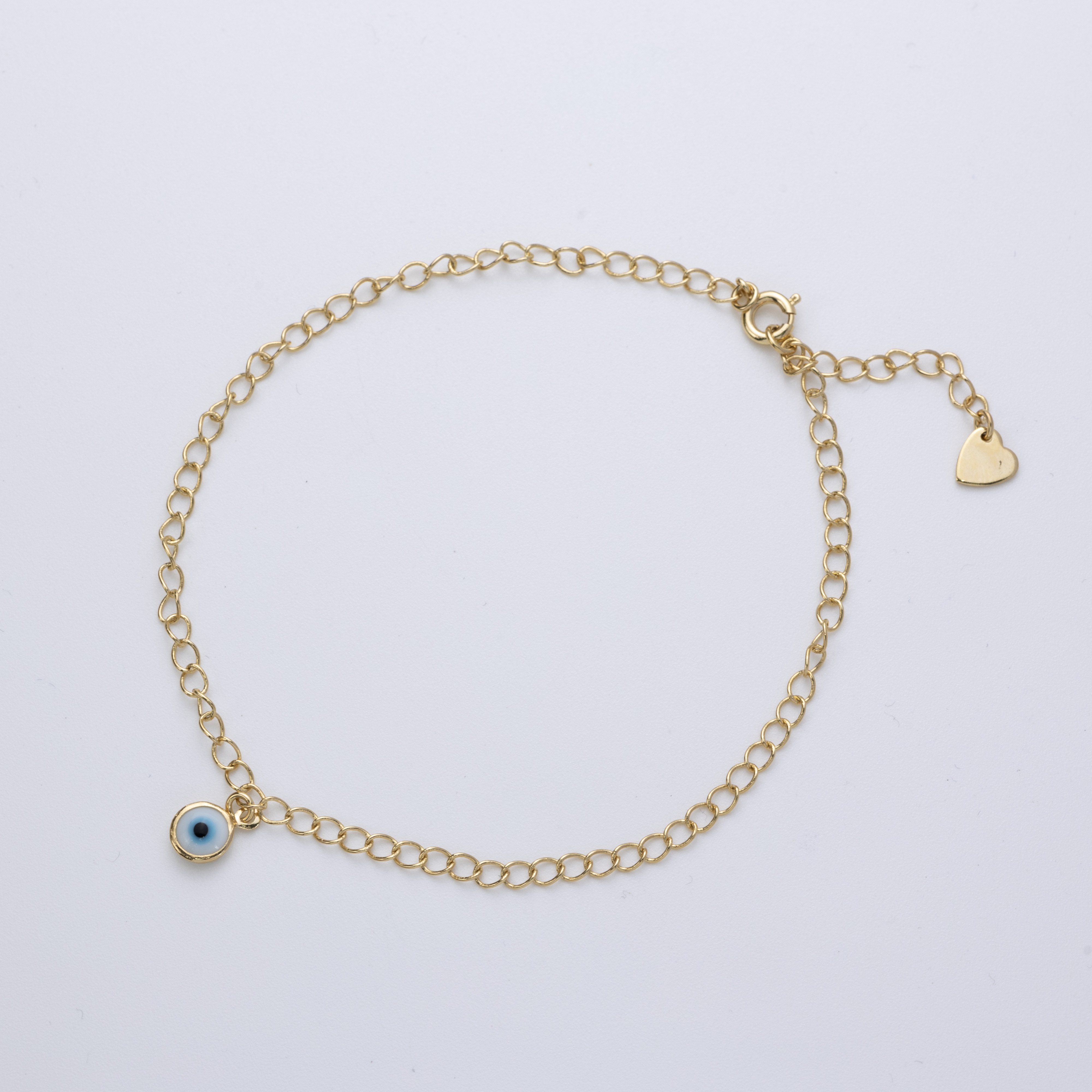 14624 White Eye Anklets 26cm