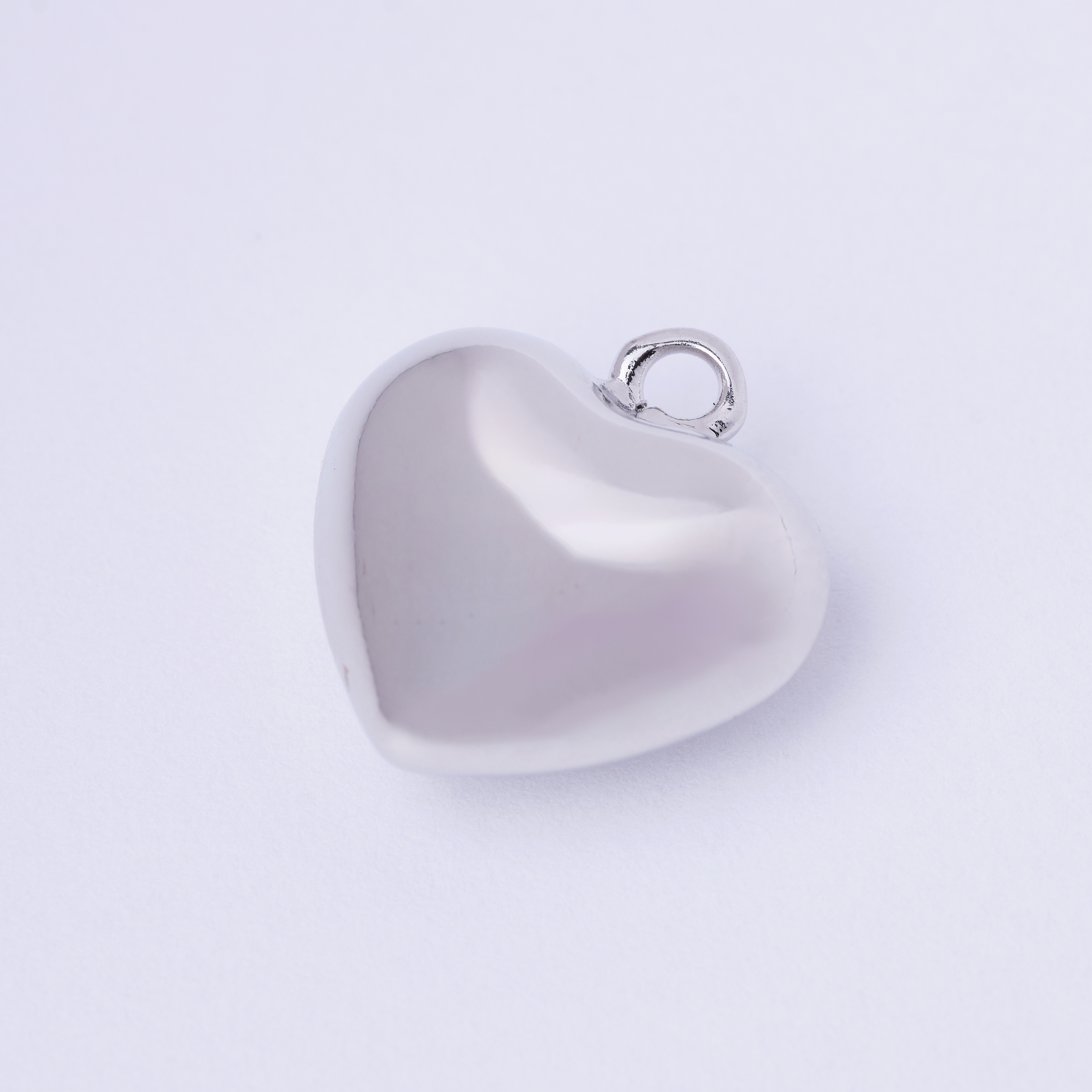 18811 Cadena de corazón plateado de 15mm