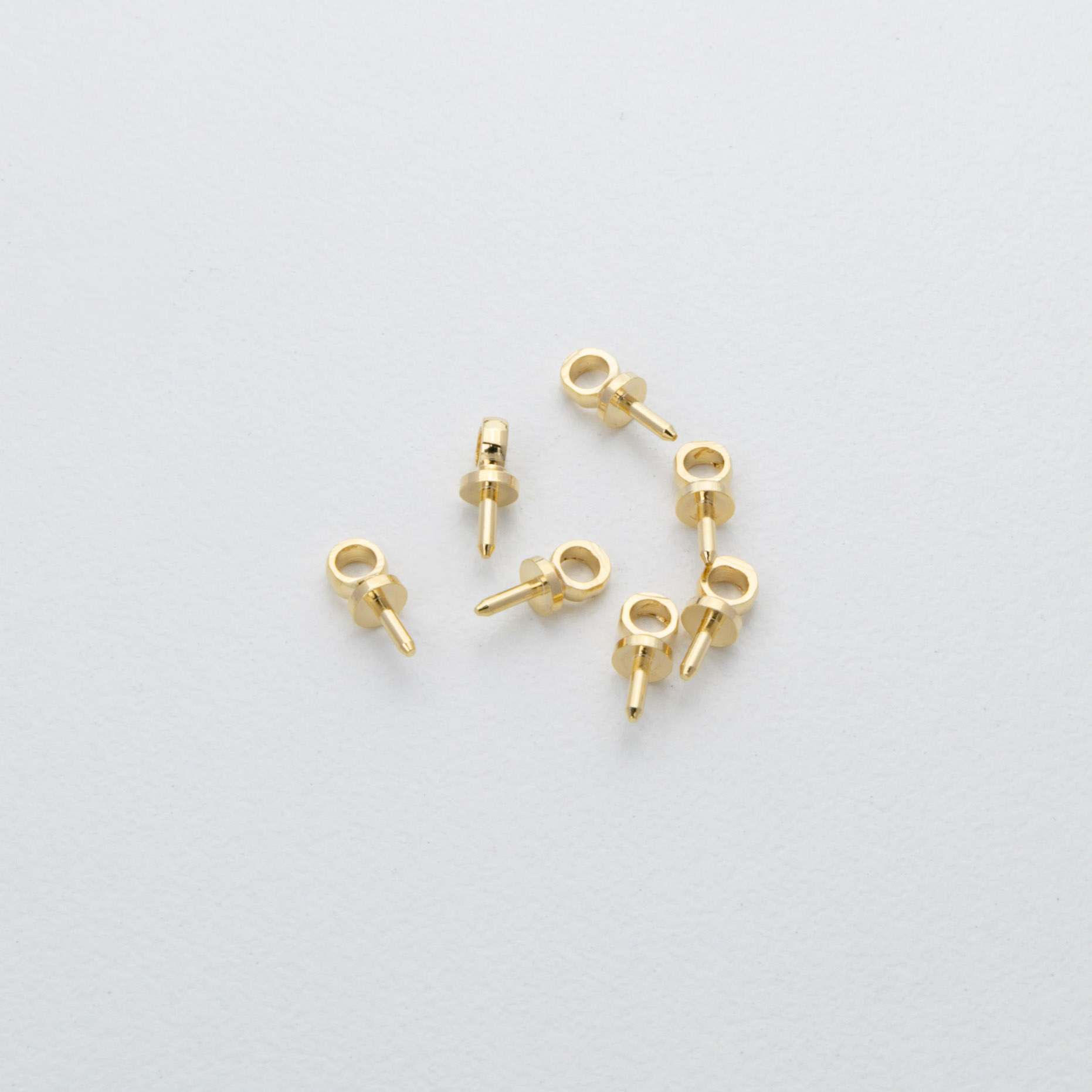 18388 Gold Screw Eye Pin Bail