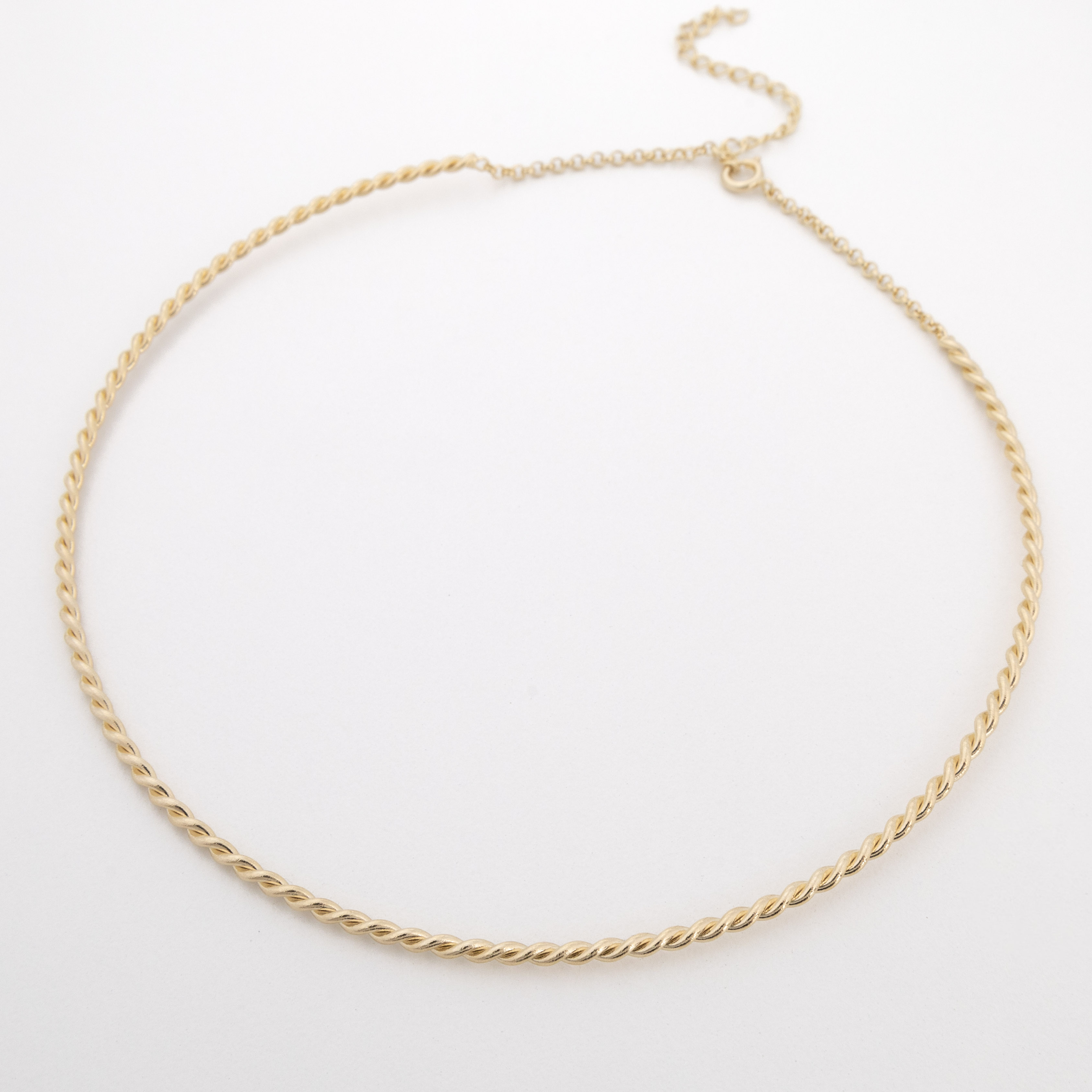 14125 Gold Rope Choker