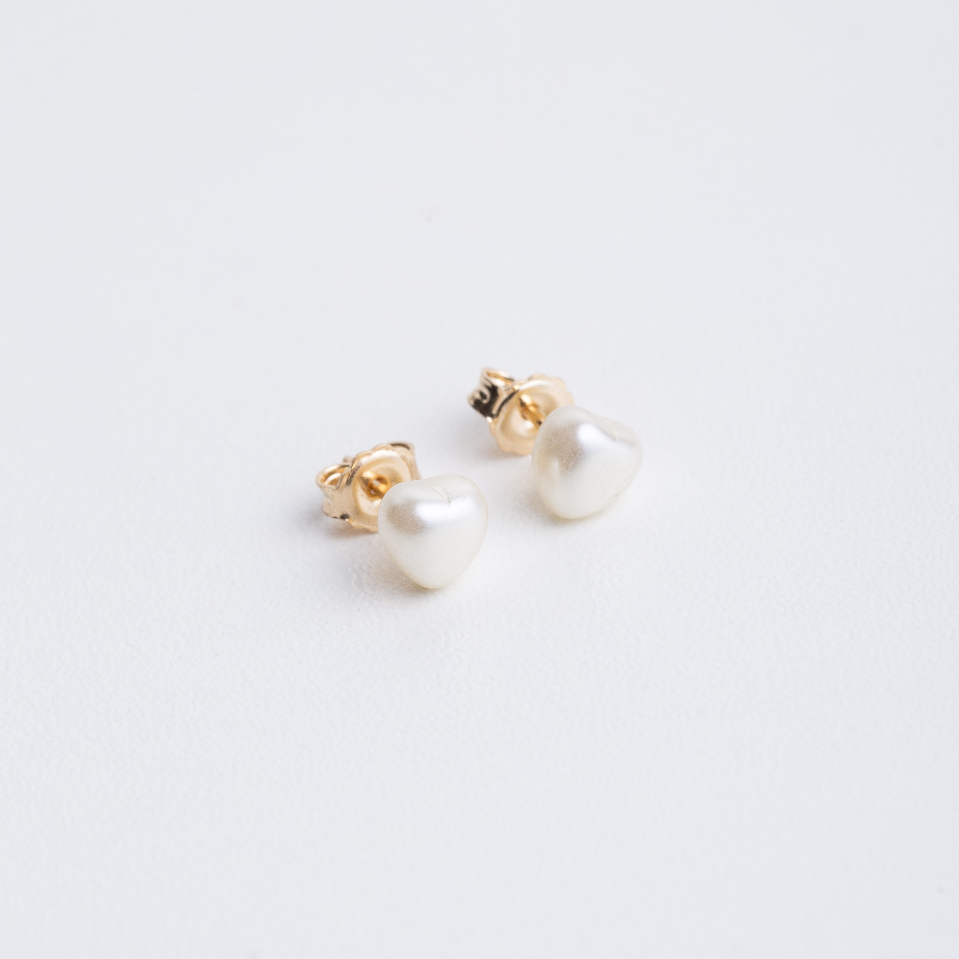 19743 Pendientes de Perla Corazón de 6mm