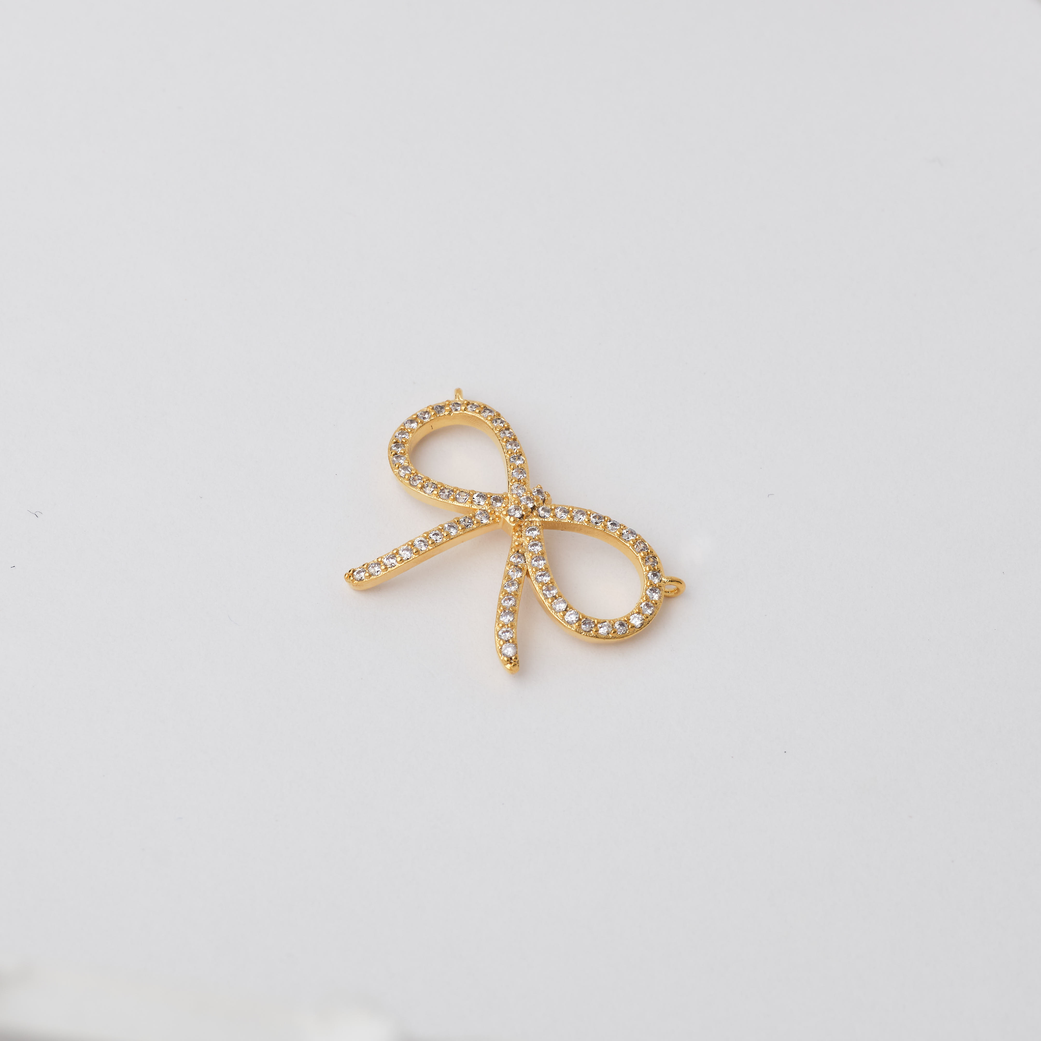 19169 Clear Ribbon Pendant