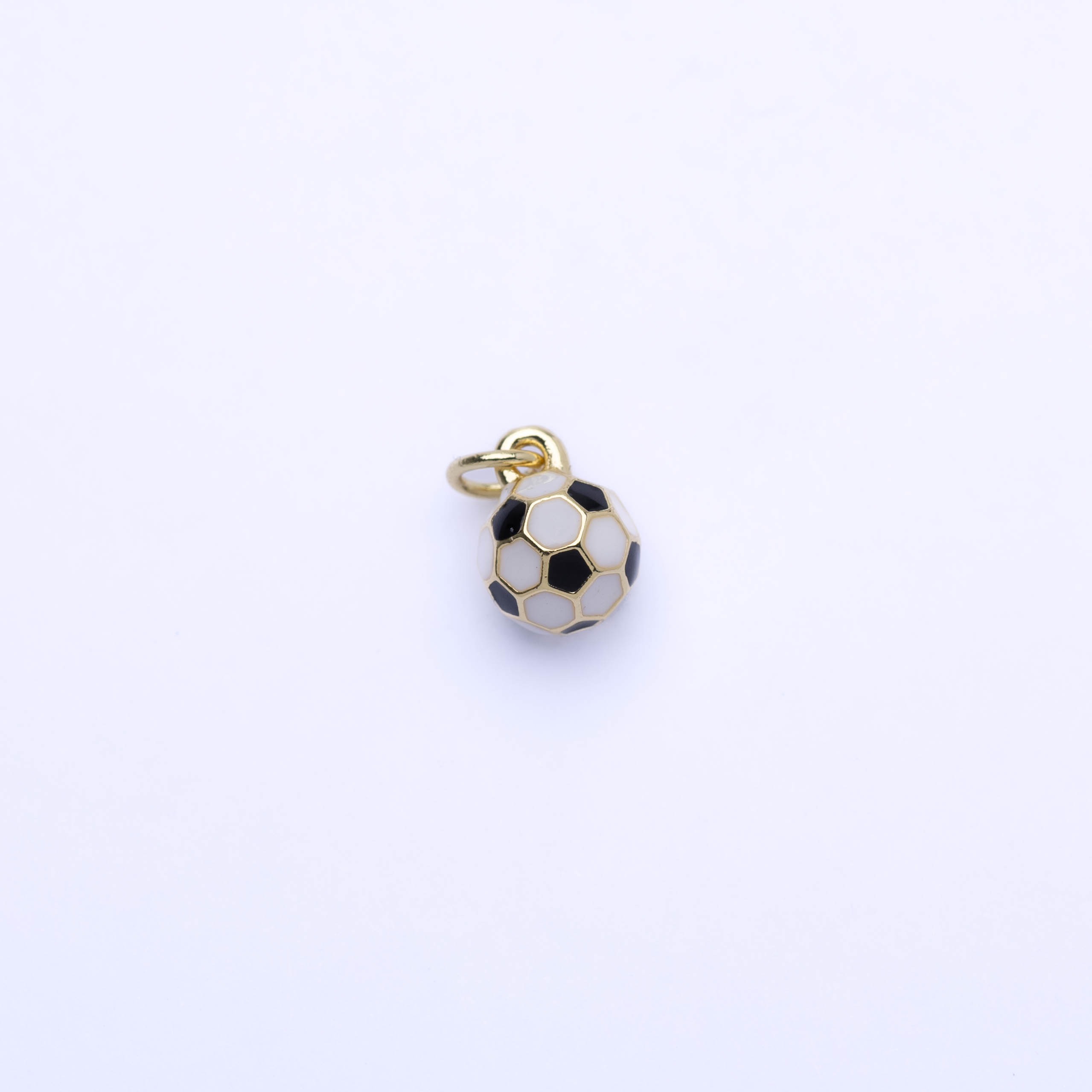 21127 Dije de Pelota de Fútbol Esmaltada 12mm