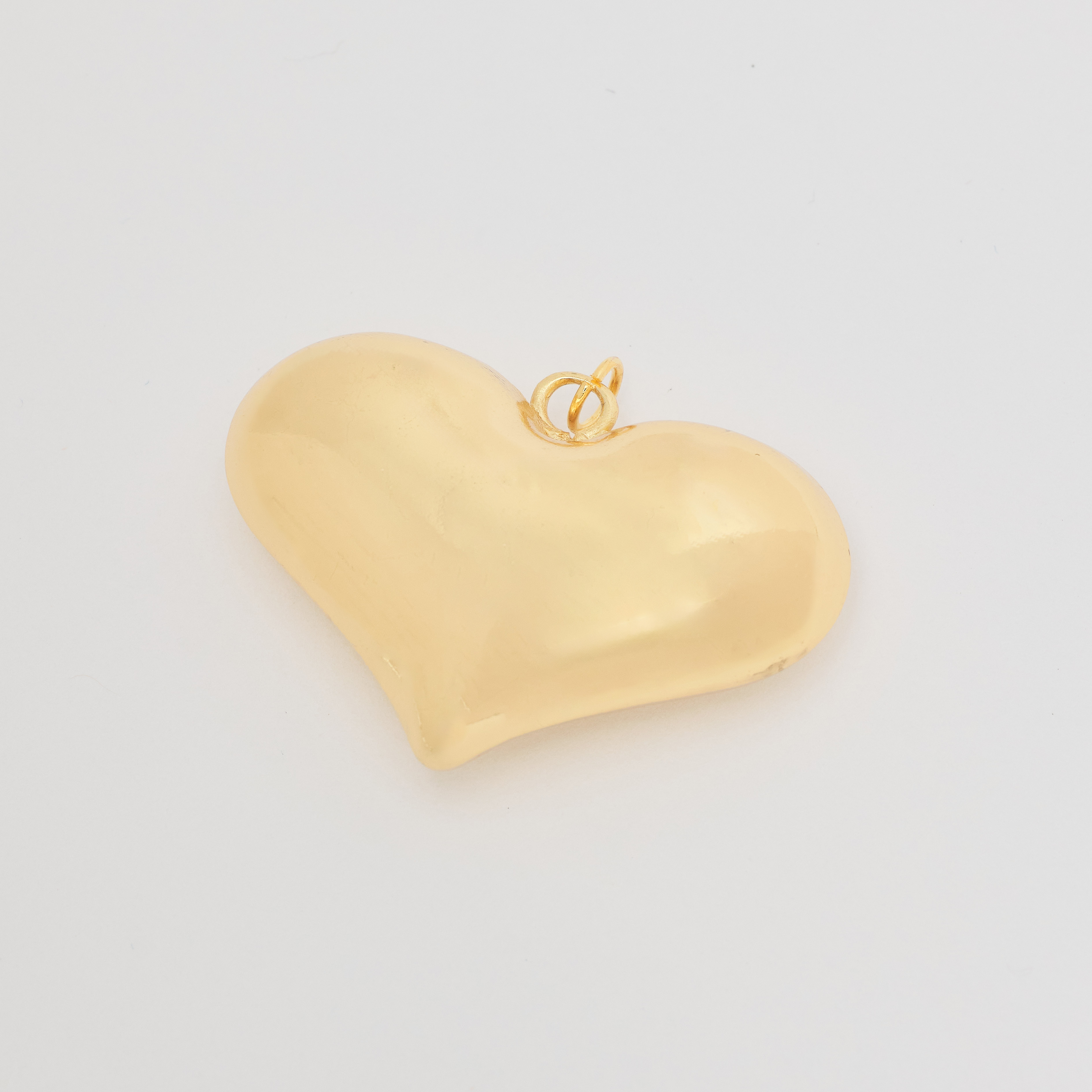 18822 Golden Heart Reflection Pendant