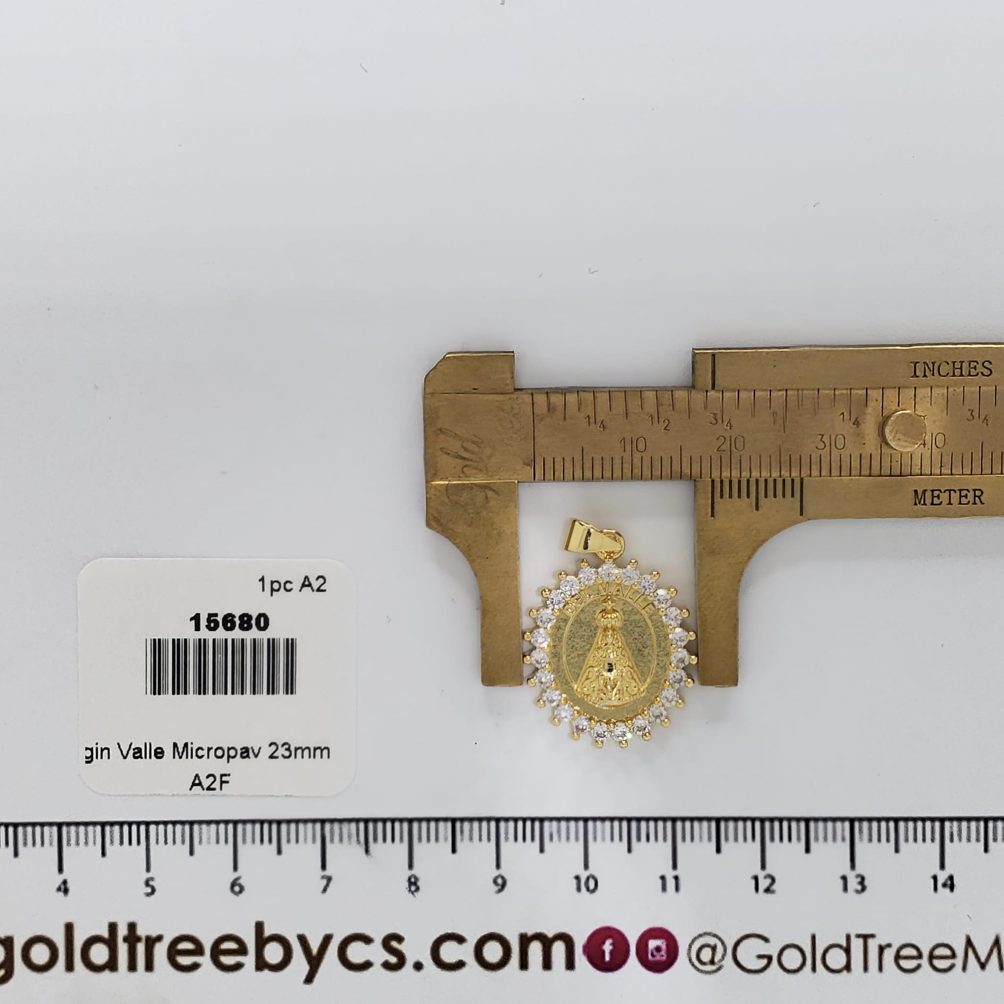 15680 Virgen del Valle Micropave Charm