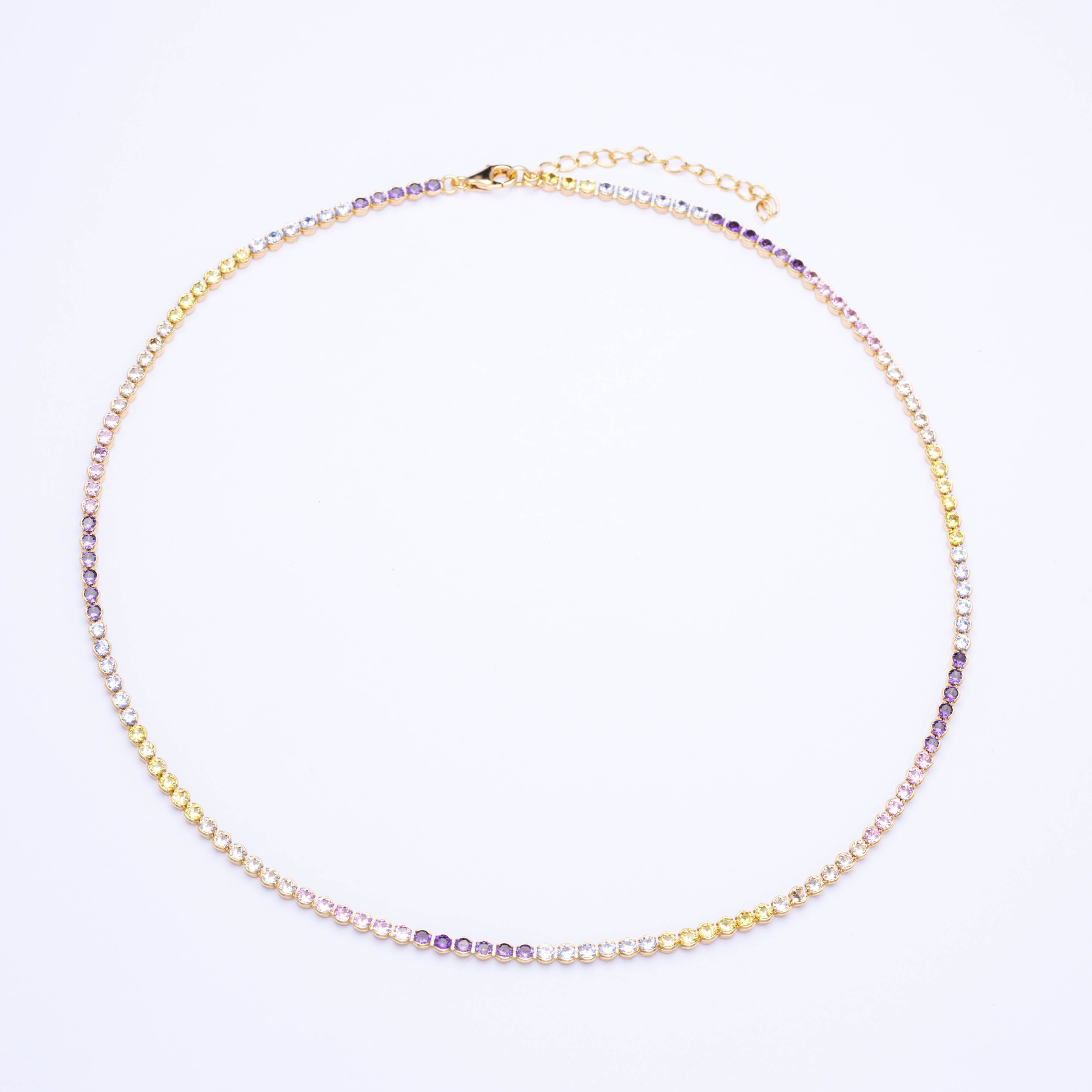 14242 Tennis Chain Colors 2.5m 40cm