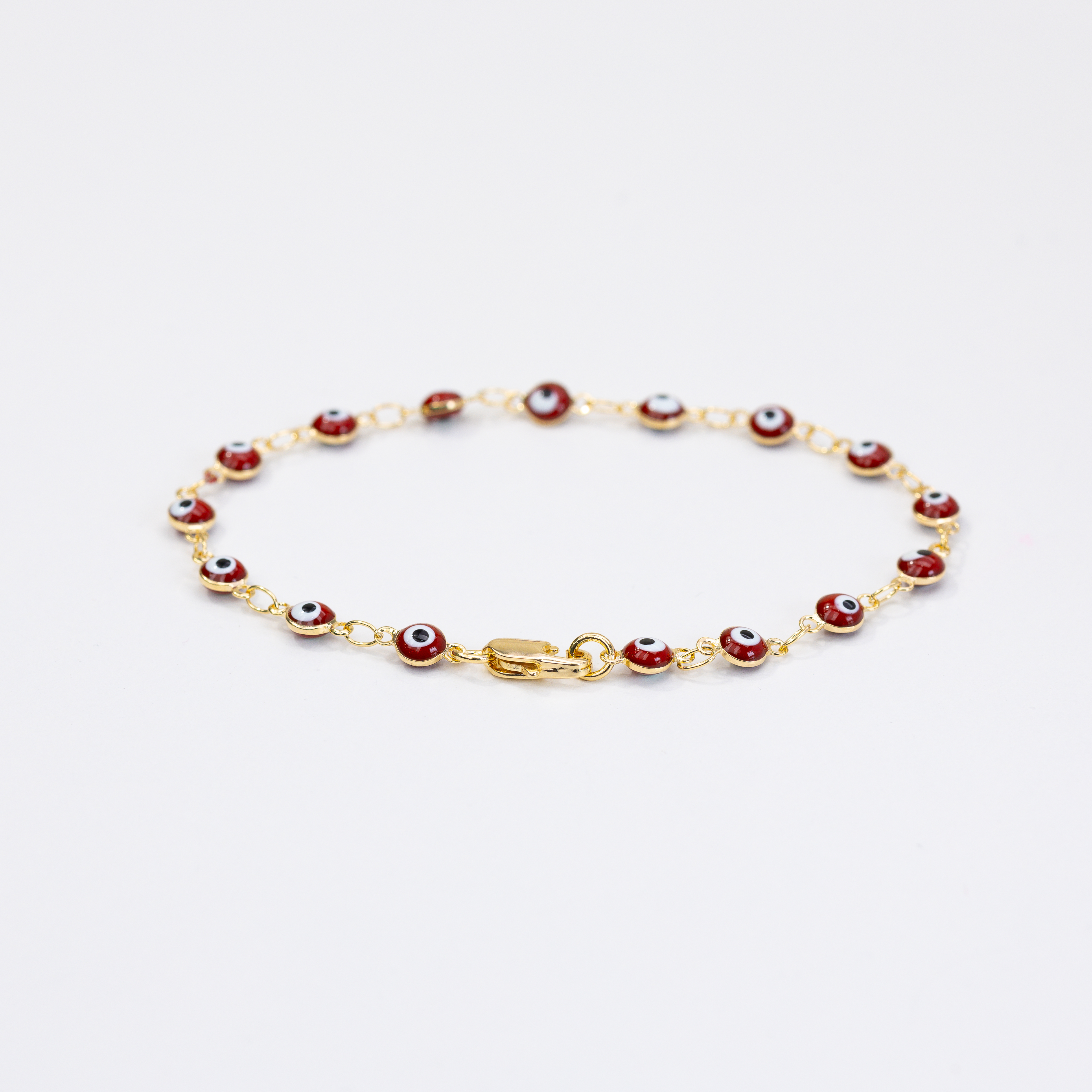 20006 Bracelet Evil Eye Chain Red 4.5mm