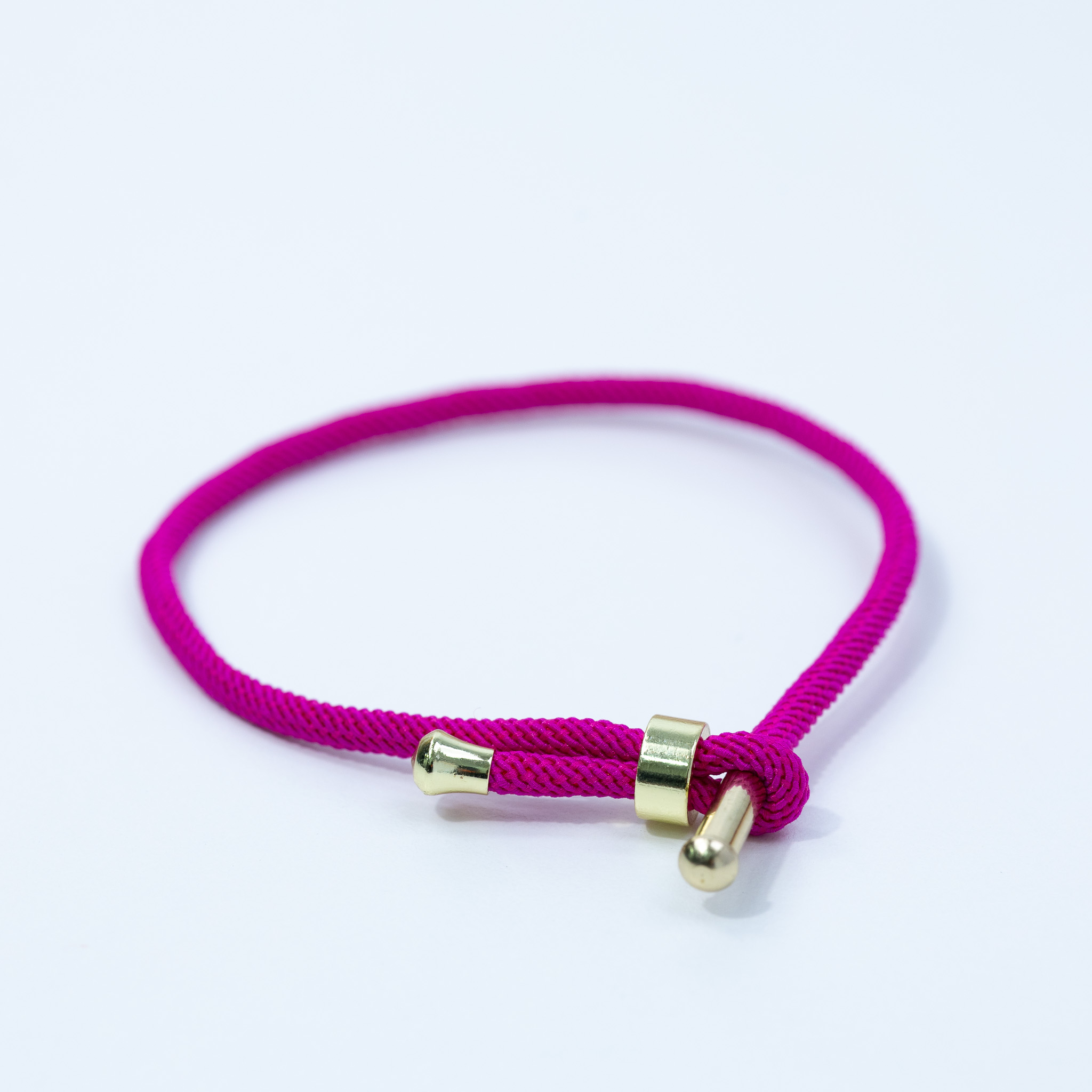 20149 Fuchsia Adjustable Bracelet with Ring