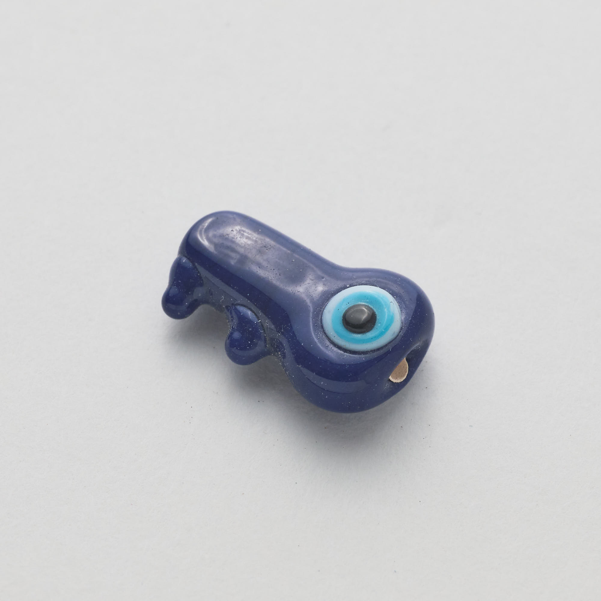 15498 Navy Key Eye Murano