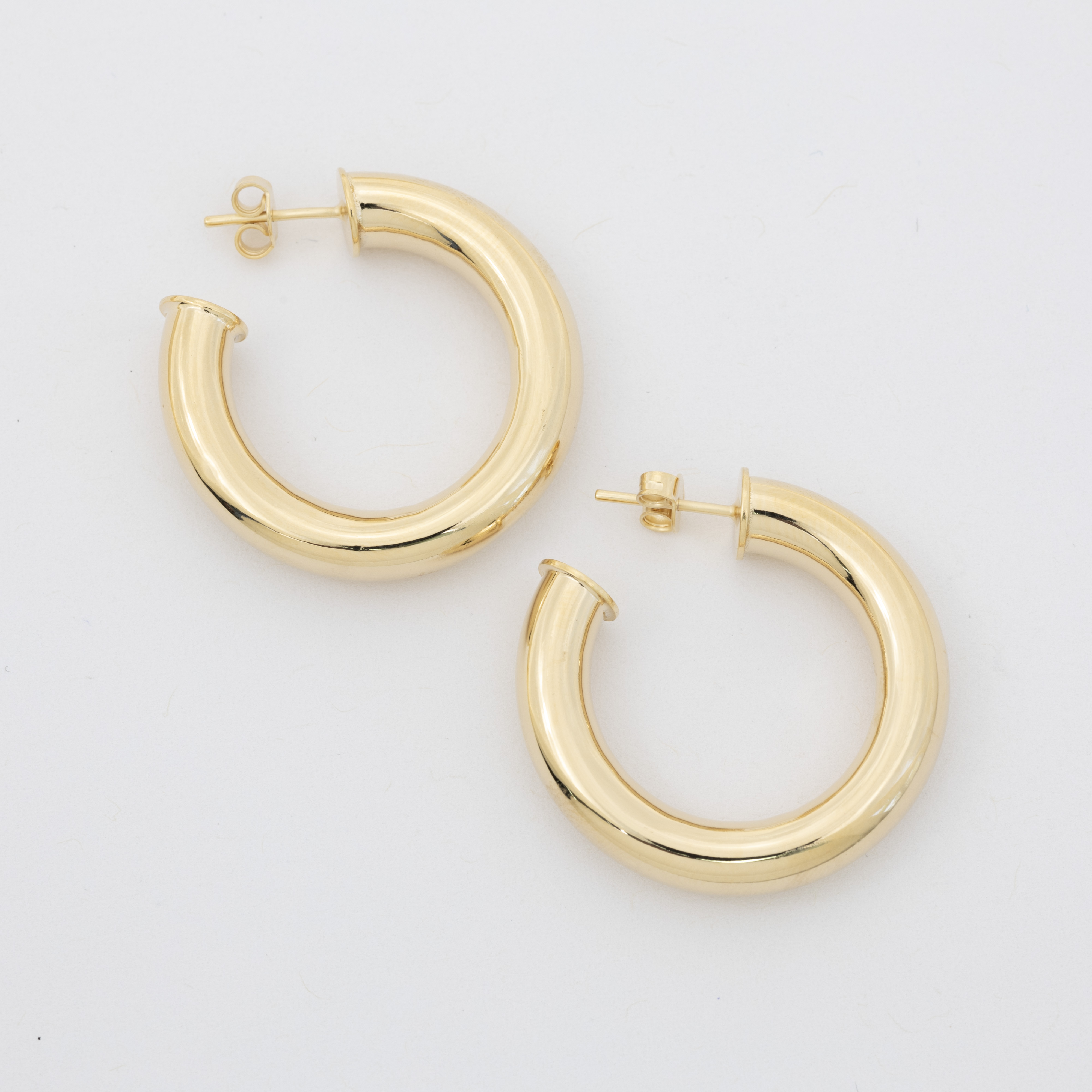 19200 Aros Dorados de 32x6mm para pendientes