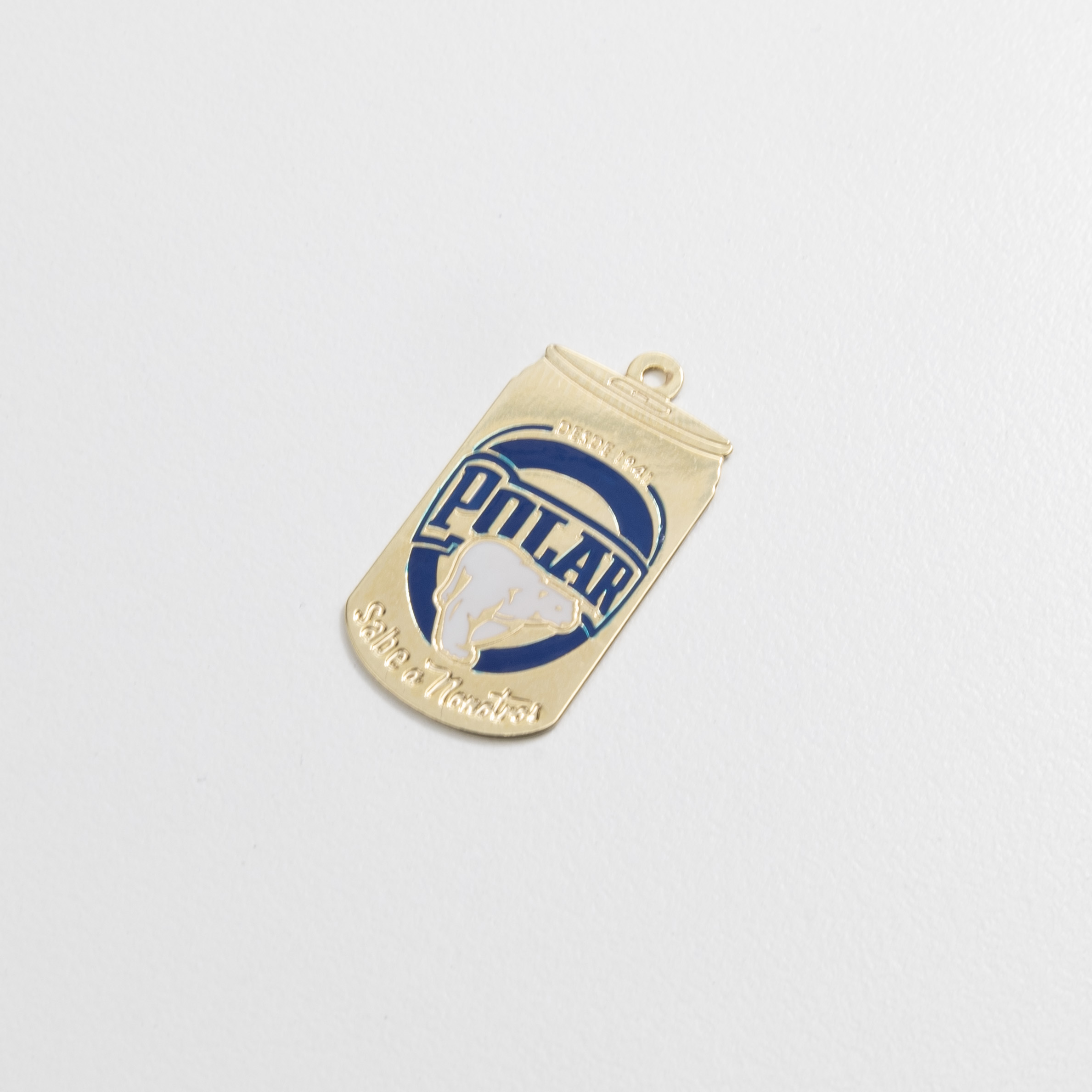 19790 Enamel Beer Can Charm 32mm