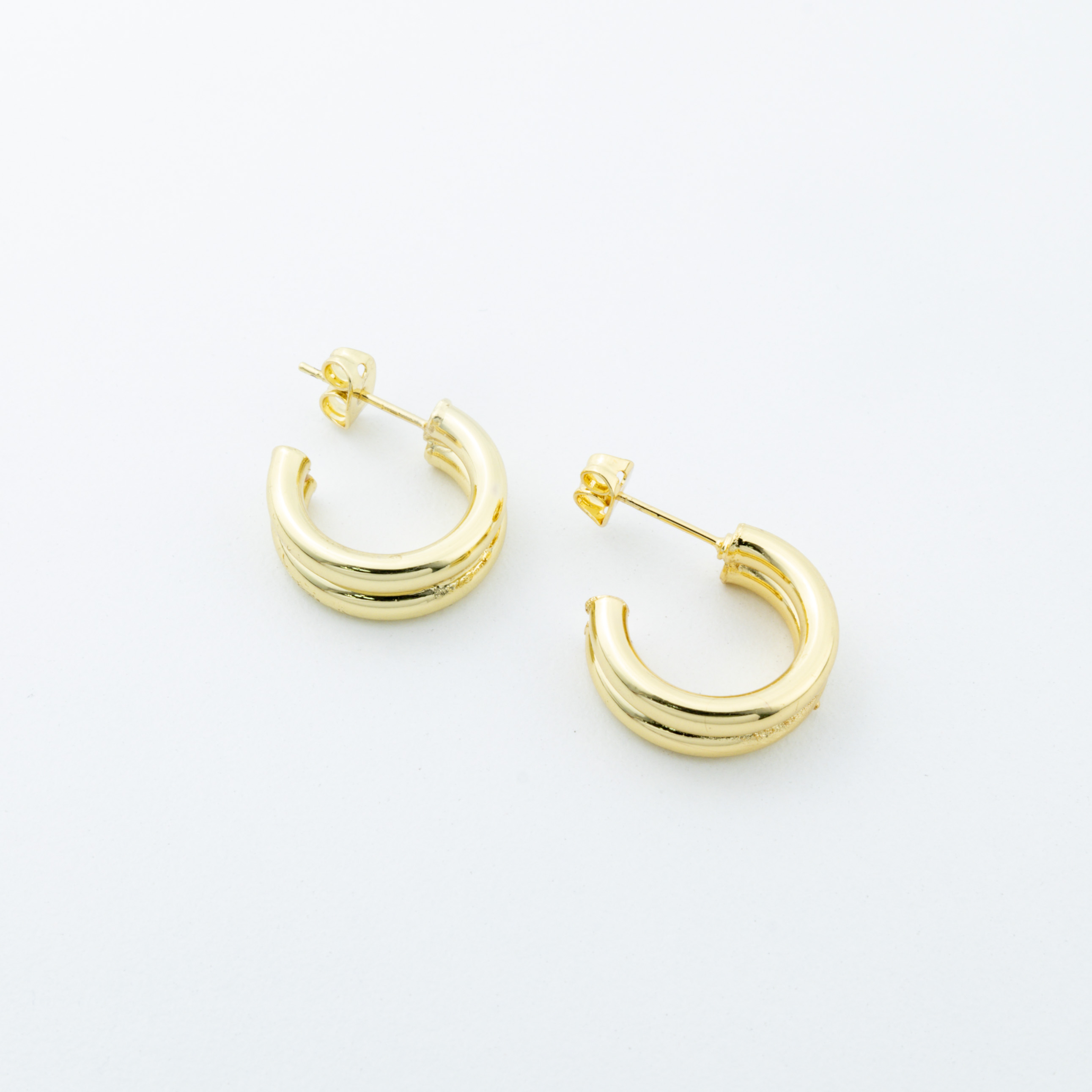 18827 Golden Radiance Hoop Earrings