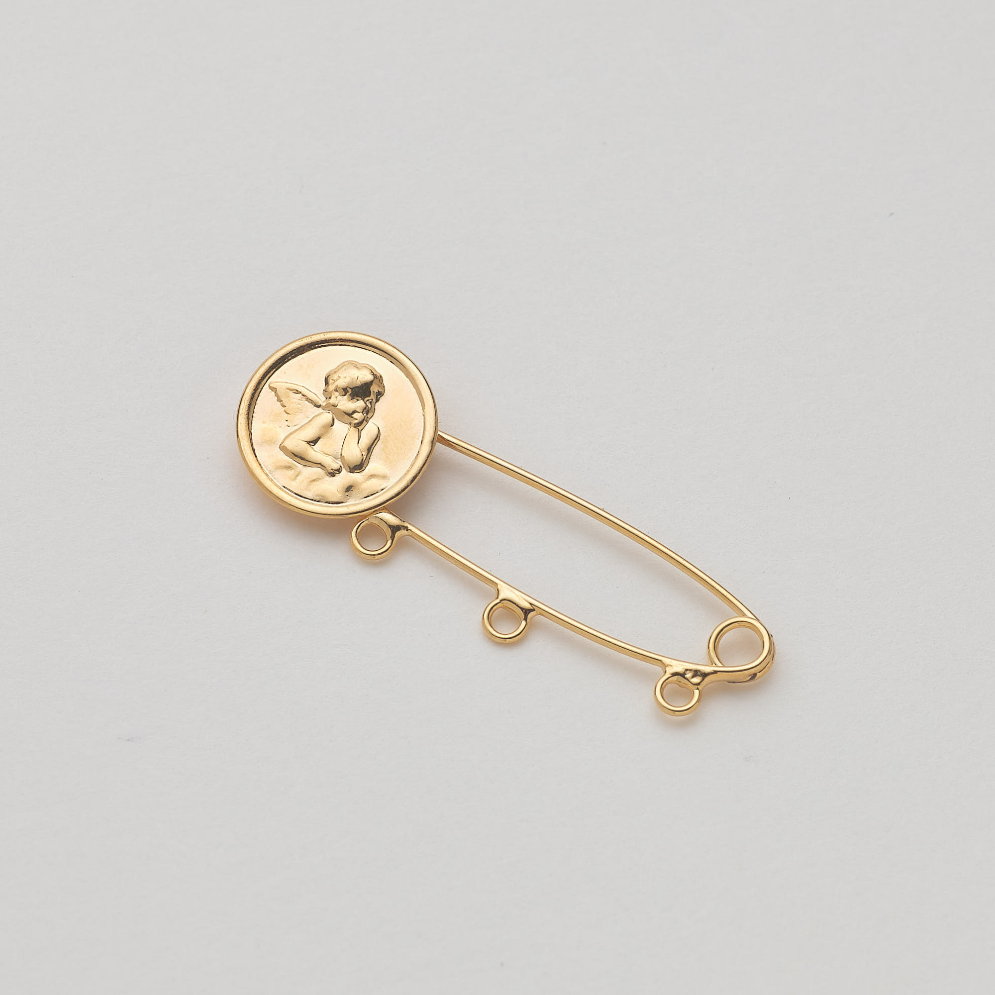 12572 Baby Pin with Angel Brooch