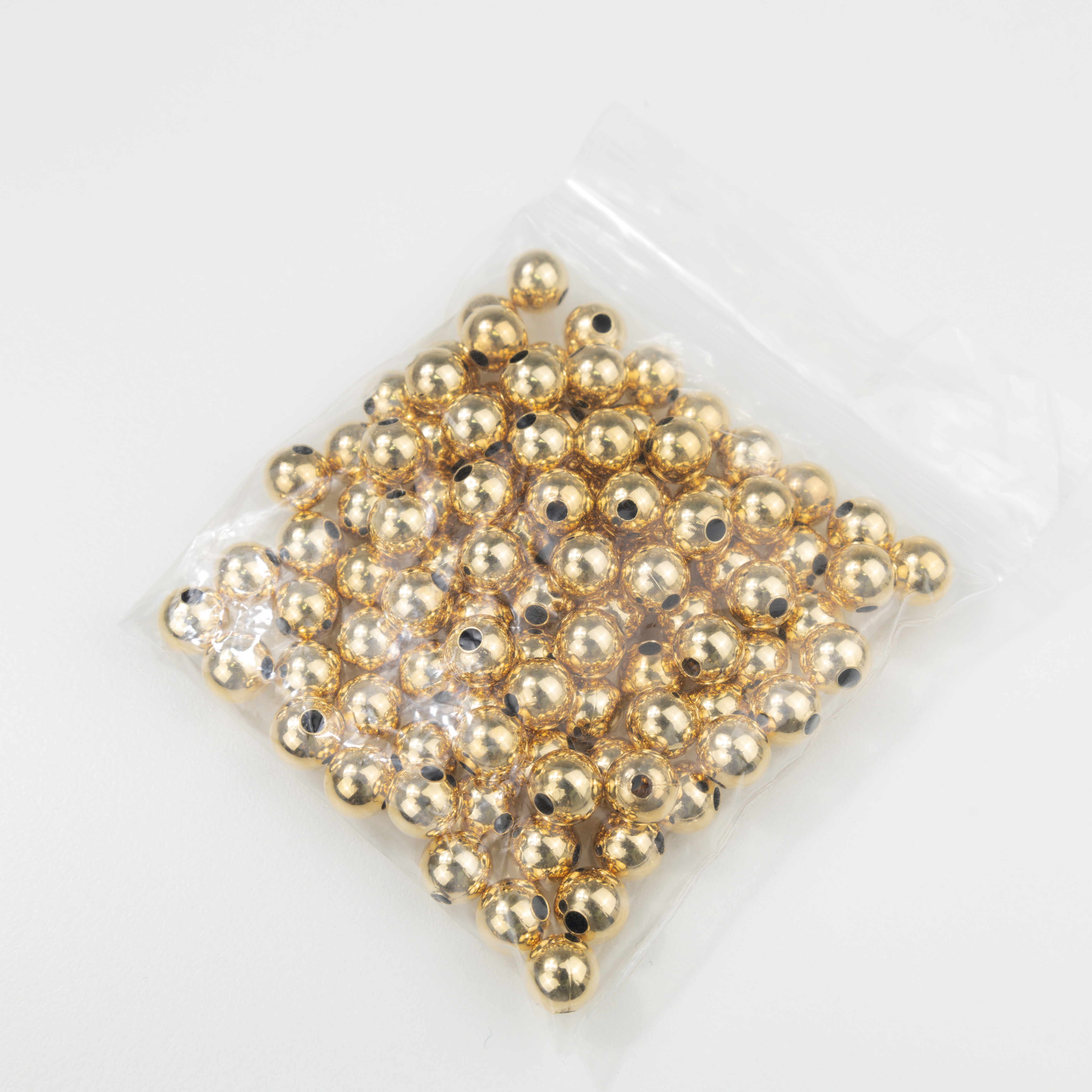 3686 8mm Medium Hole Smooth Round Beads
