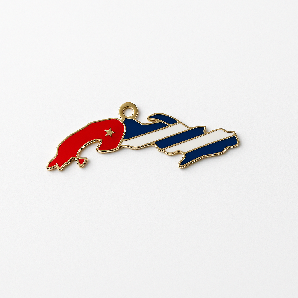 20513 Pendant Map Cuba 