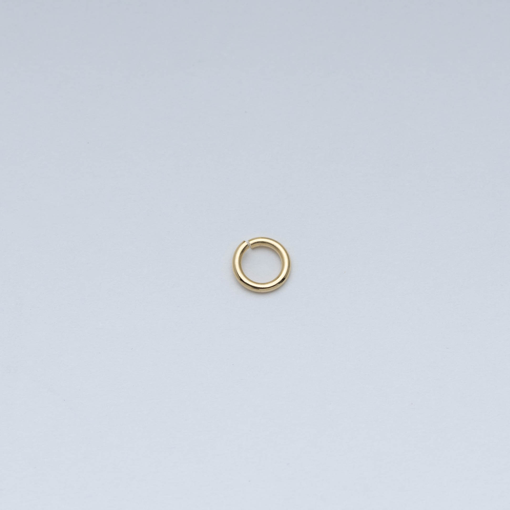 9830 8x1mm Gold Jump Ring