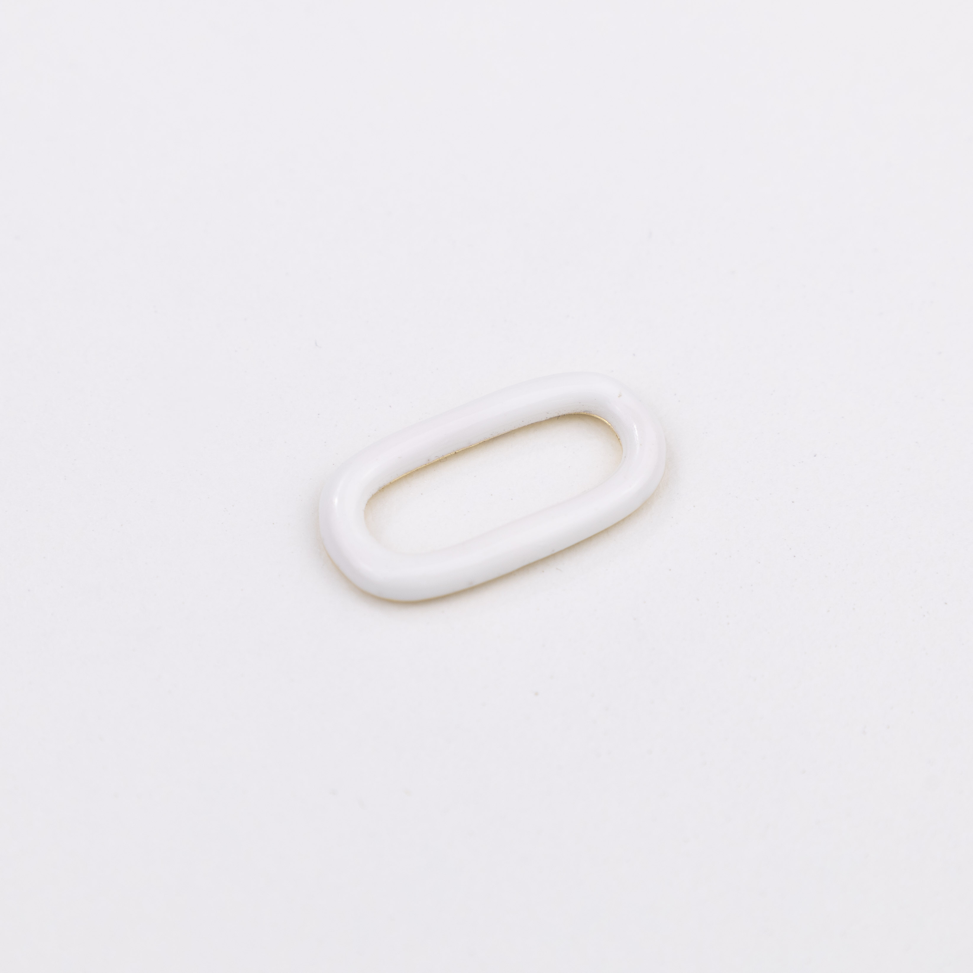 15425 Esmalte ovalado blanco de 20 mm