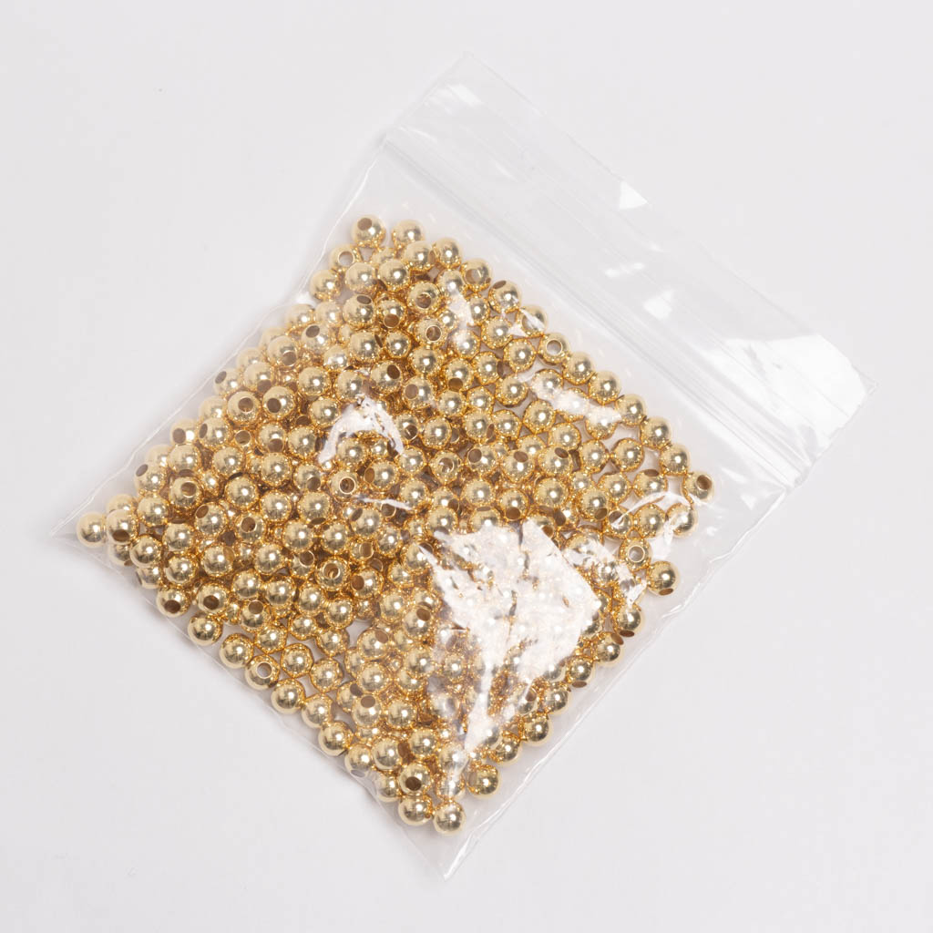 2728 5mm Medium Hole Smooth Round Beads