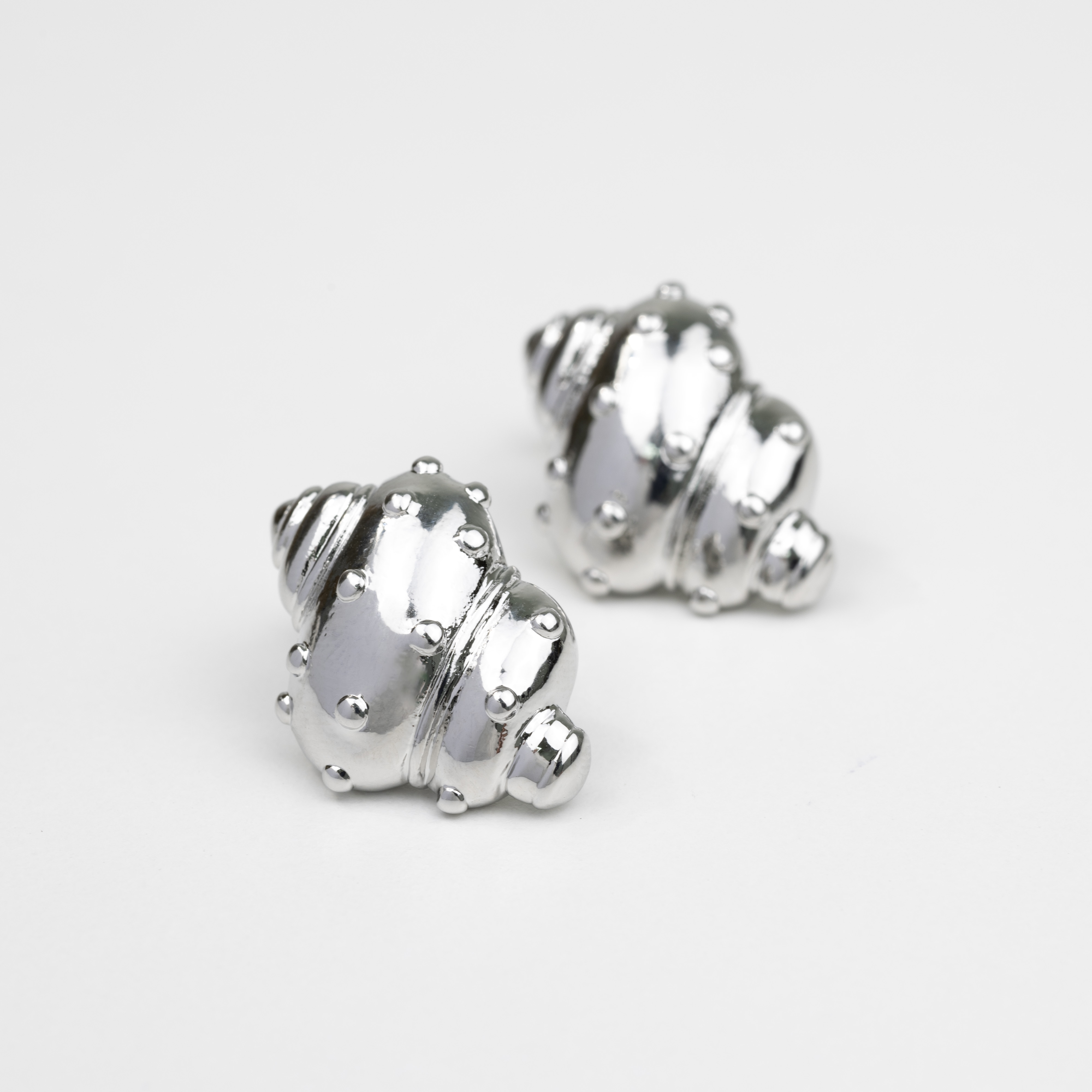 19405 Silver Sea Shell Earrings