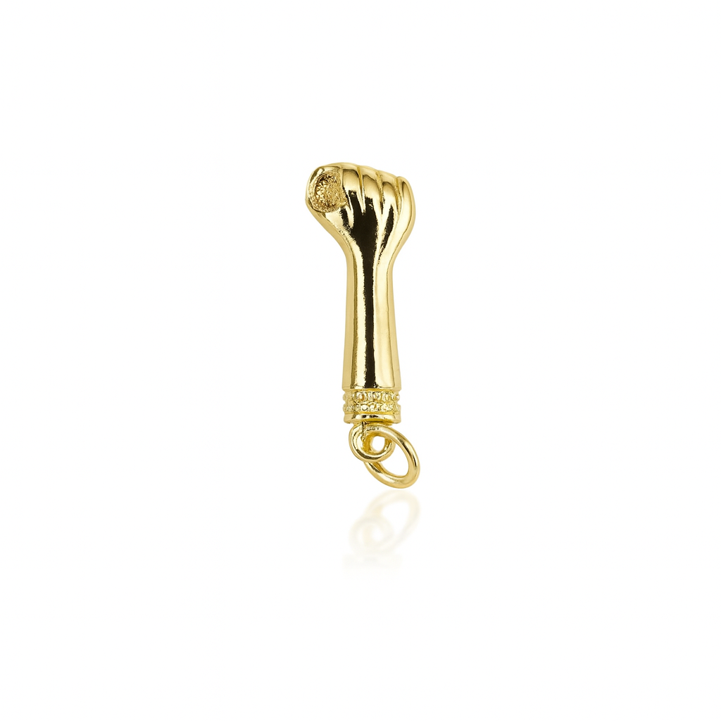 21376 Gold Fist Charm