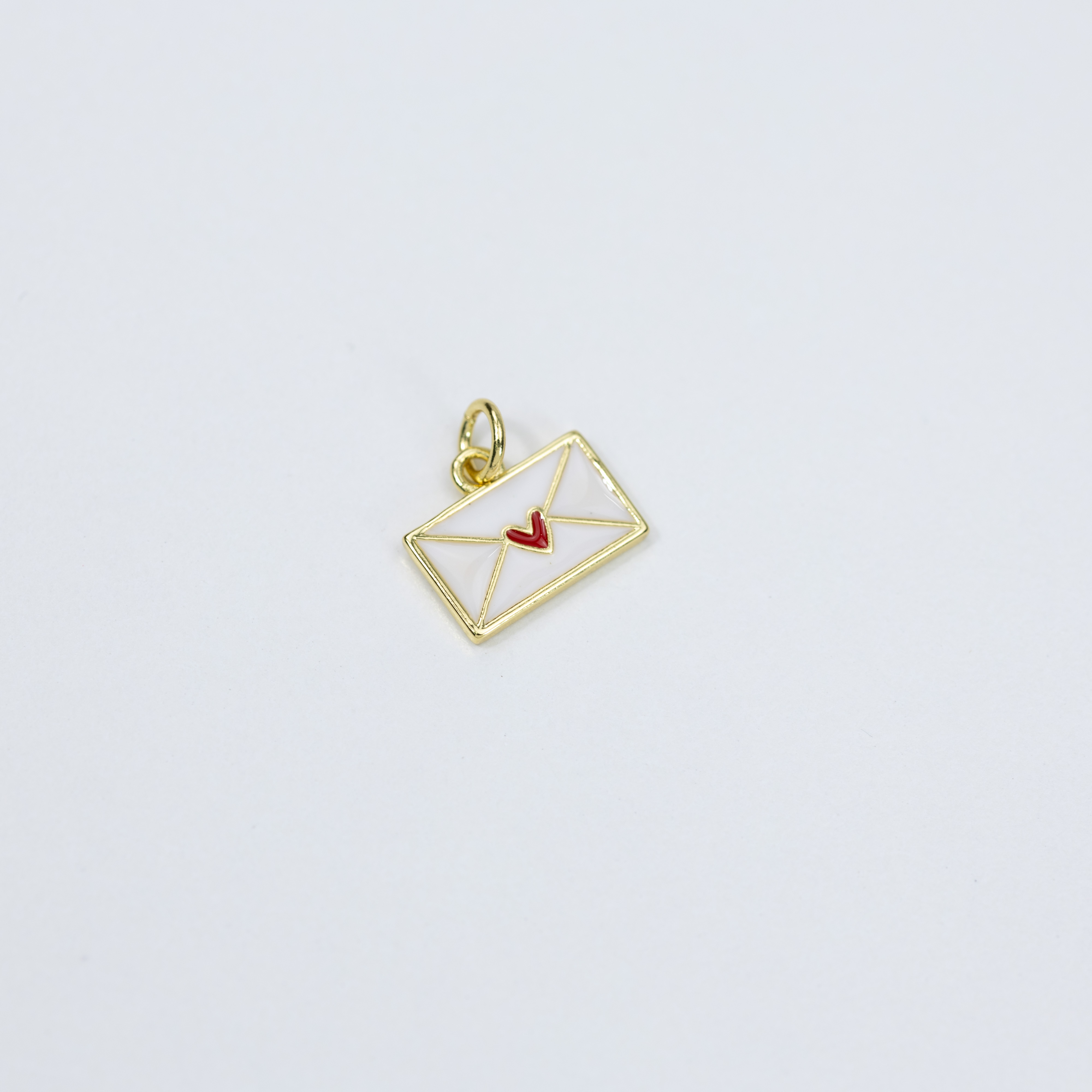 19336 White Envelope Charm