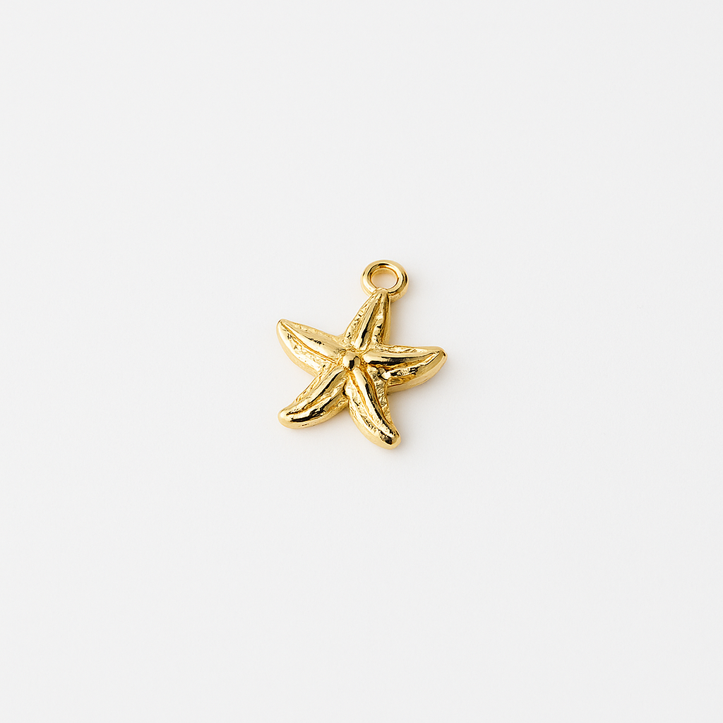 20913 Mini Golden Starfish Charm