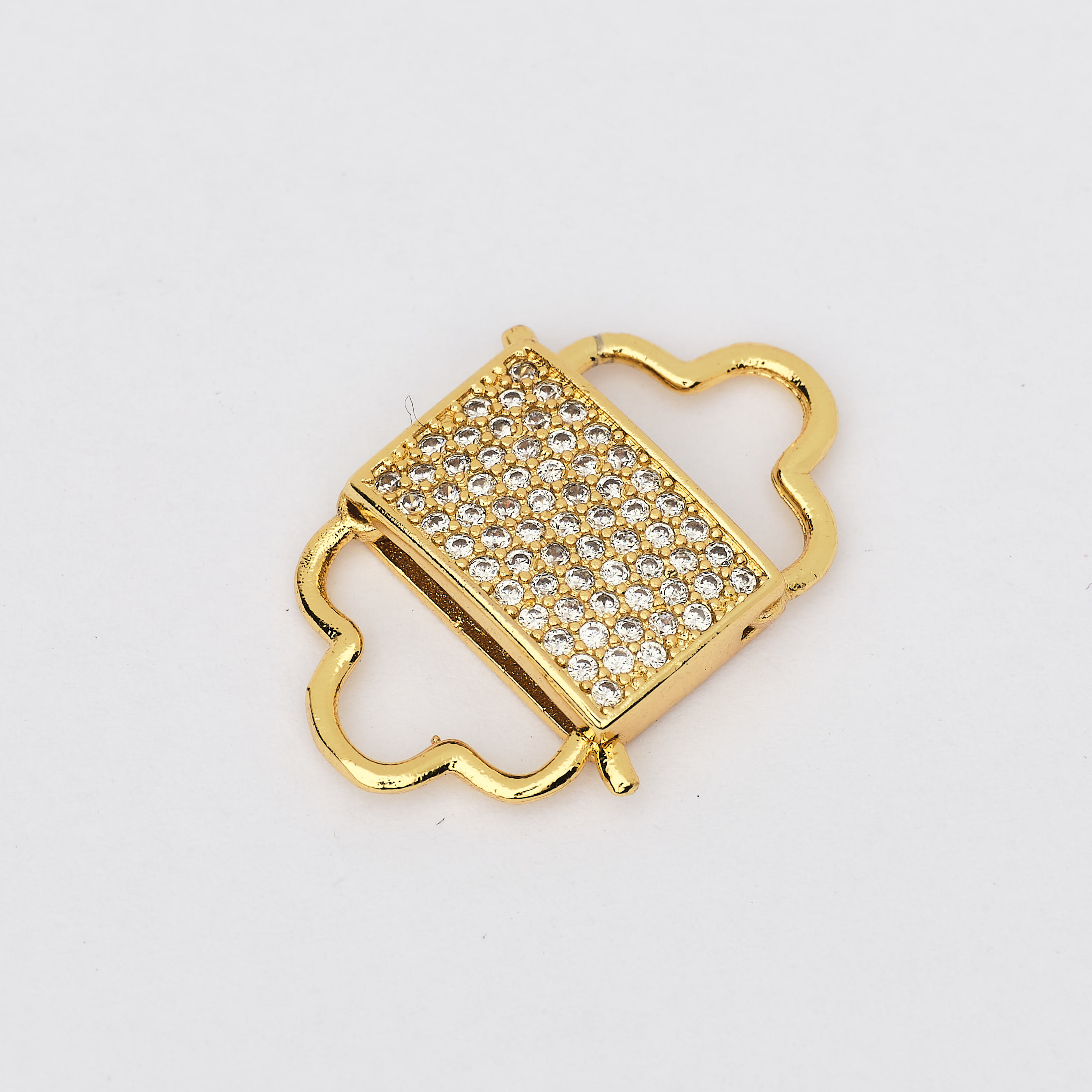 13283 Dije de micropavé de candado con cierre