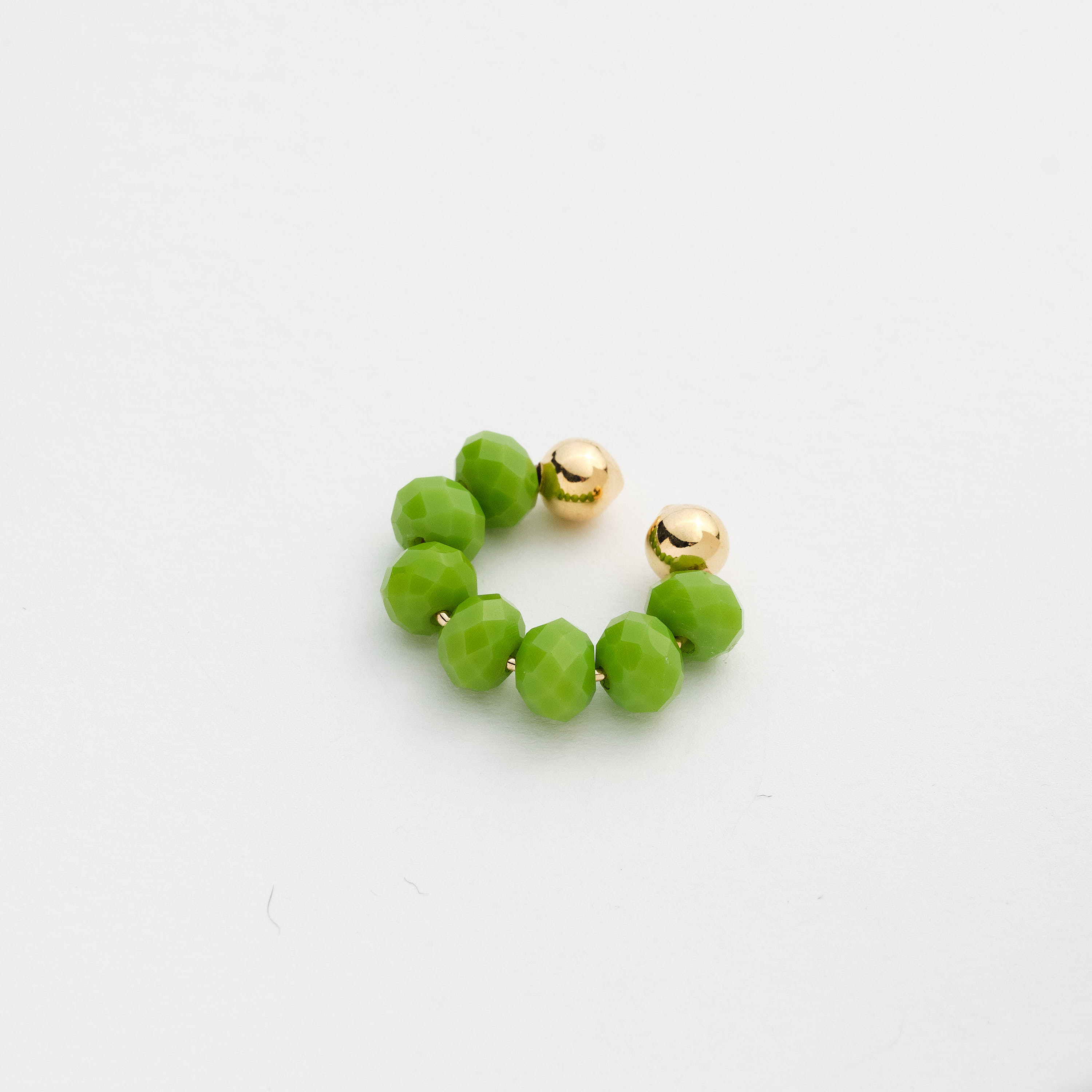 18149 Green Ear Cuff Crystals 6mm