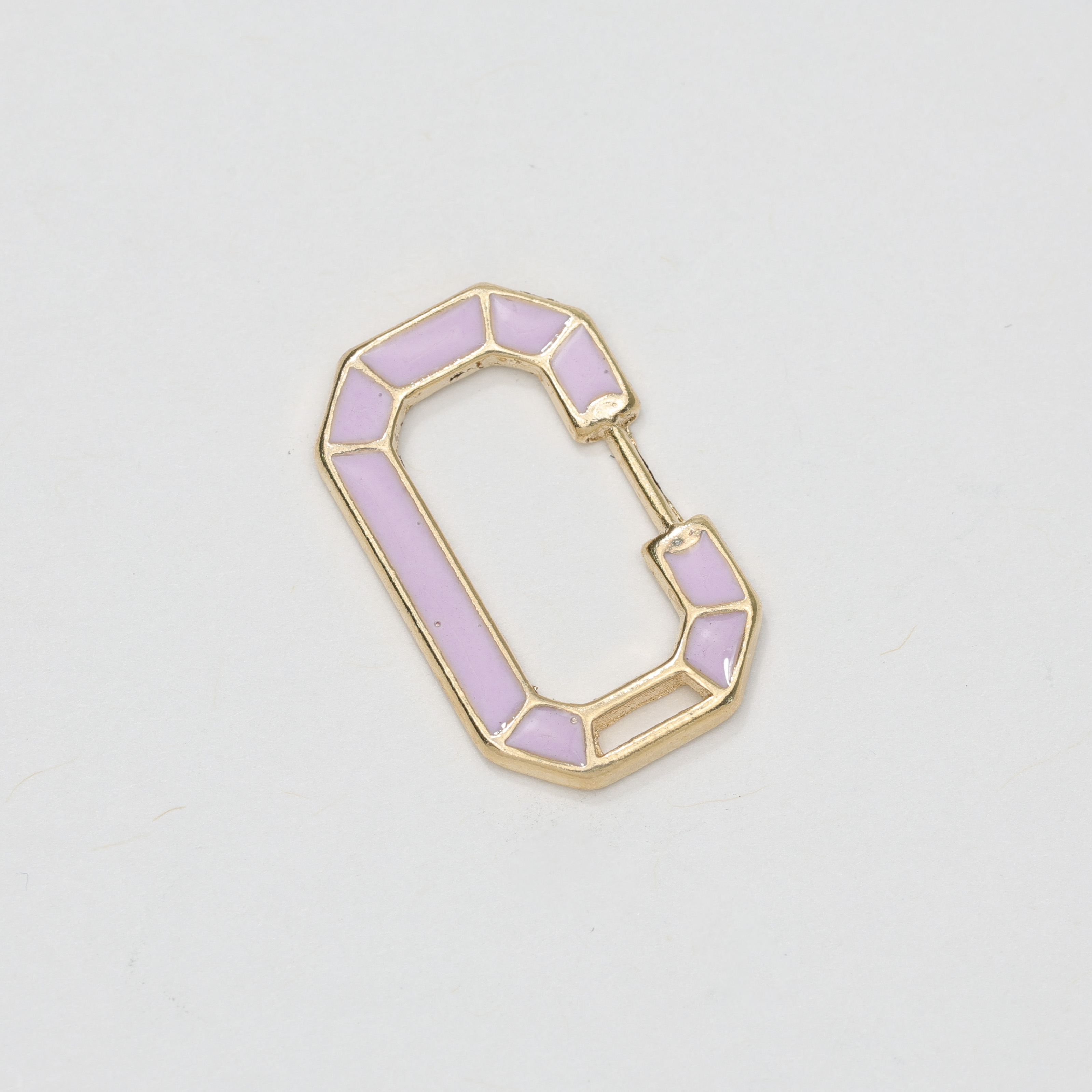 11902 Lila C Enamel Pendant