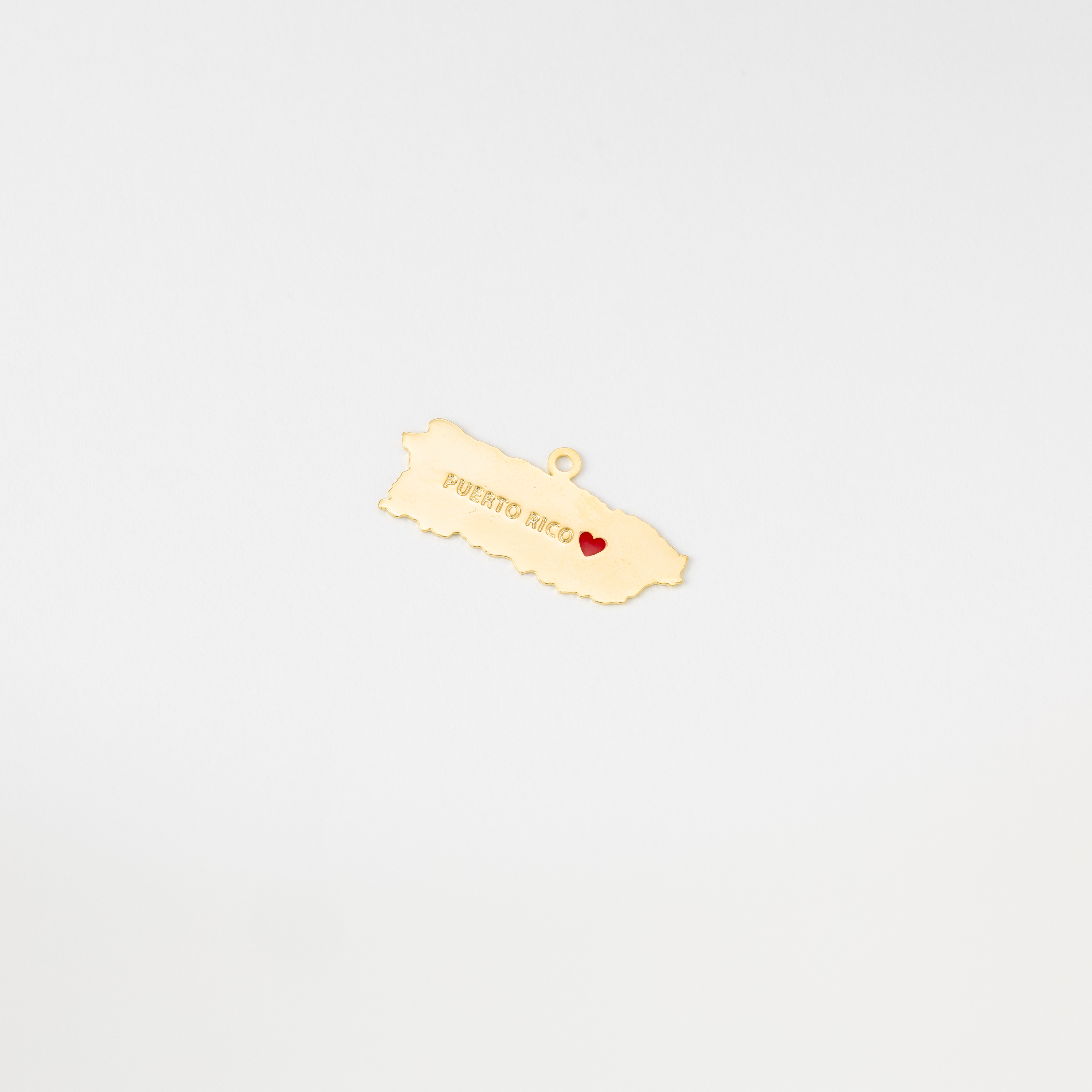 20383 Pendant Map of Puerto Rico 