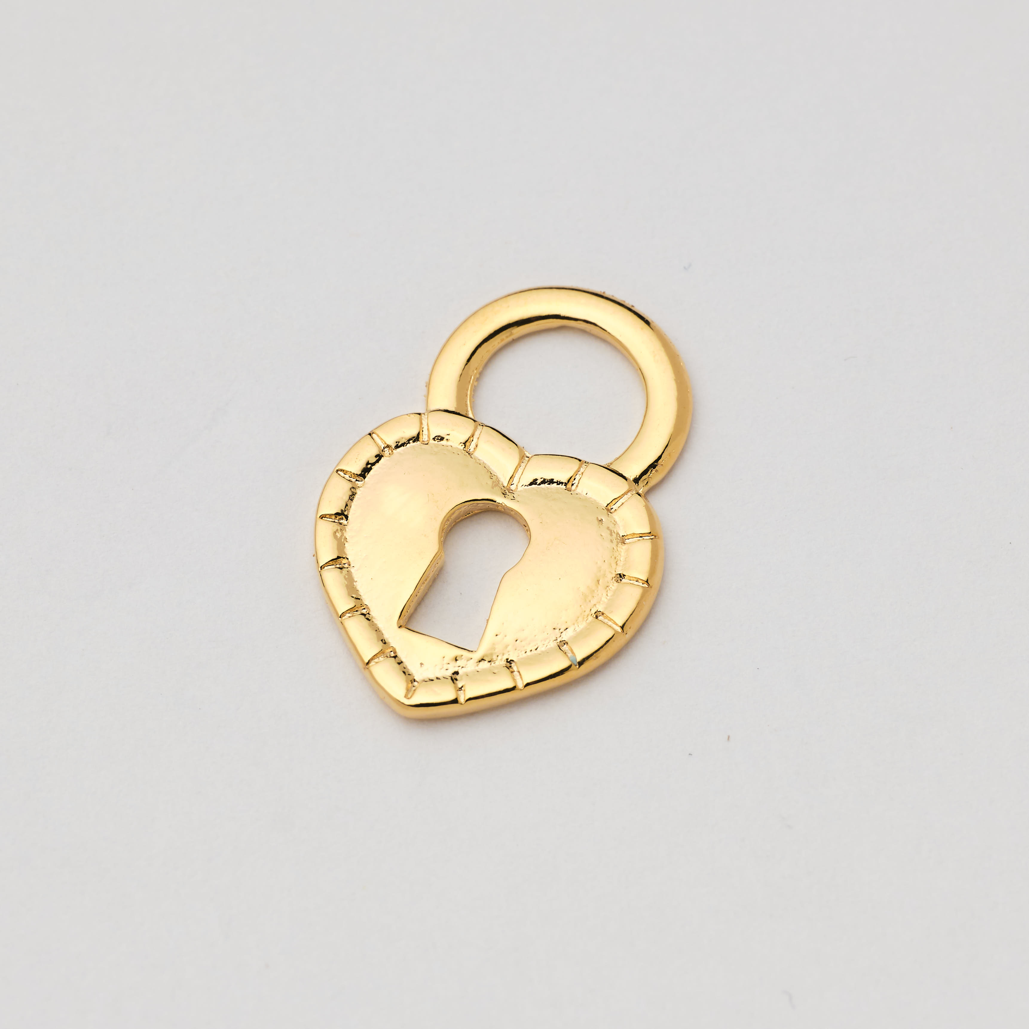 12528 Heart Lock Charm