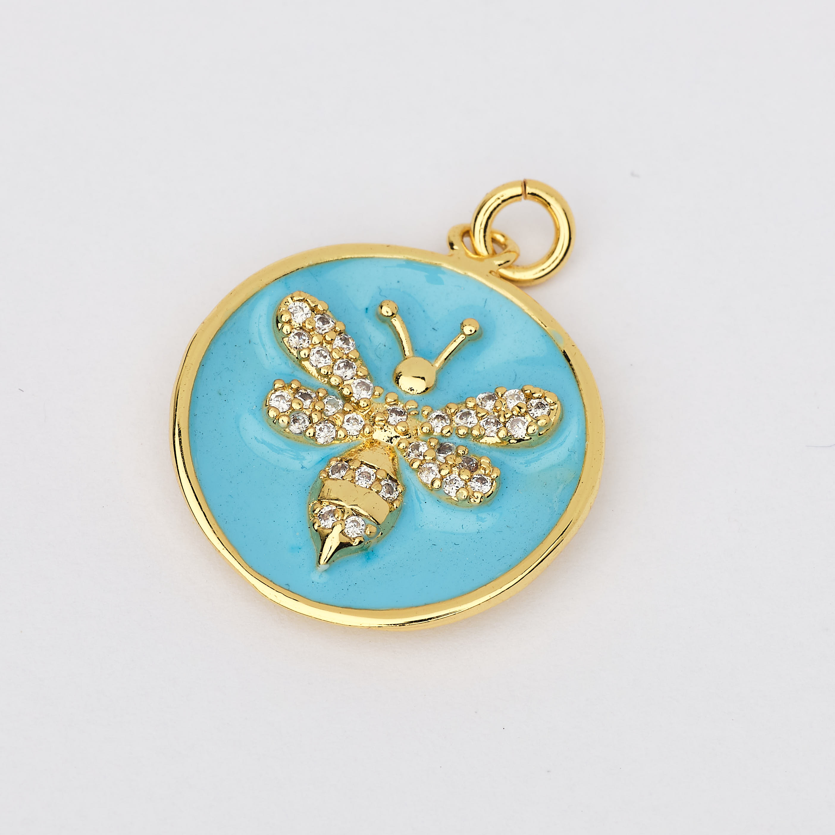13148 Light Blue Wasp Round