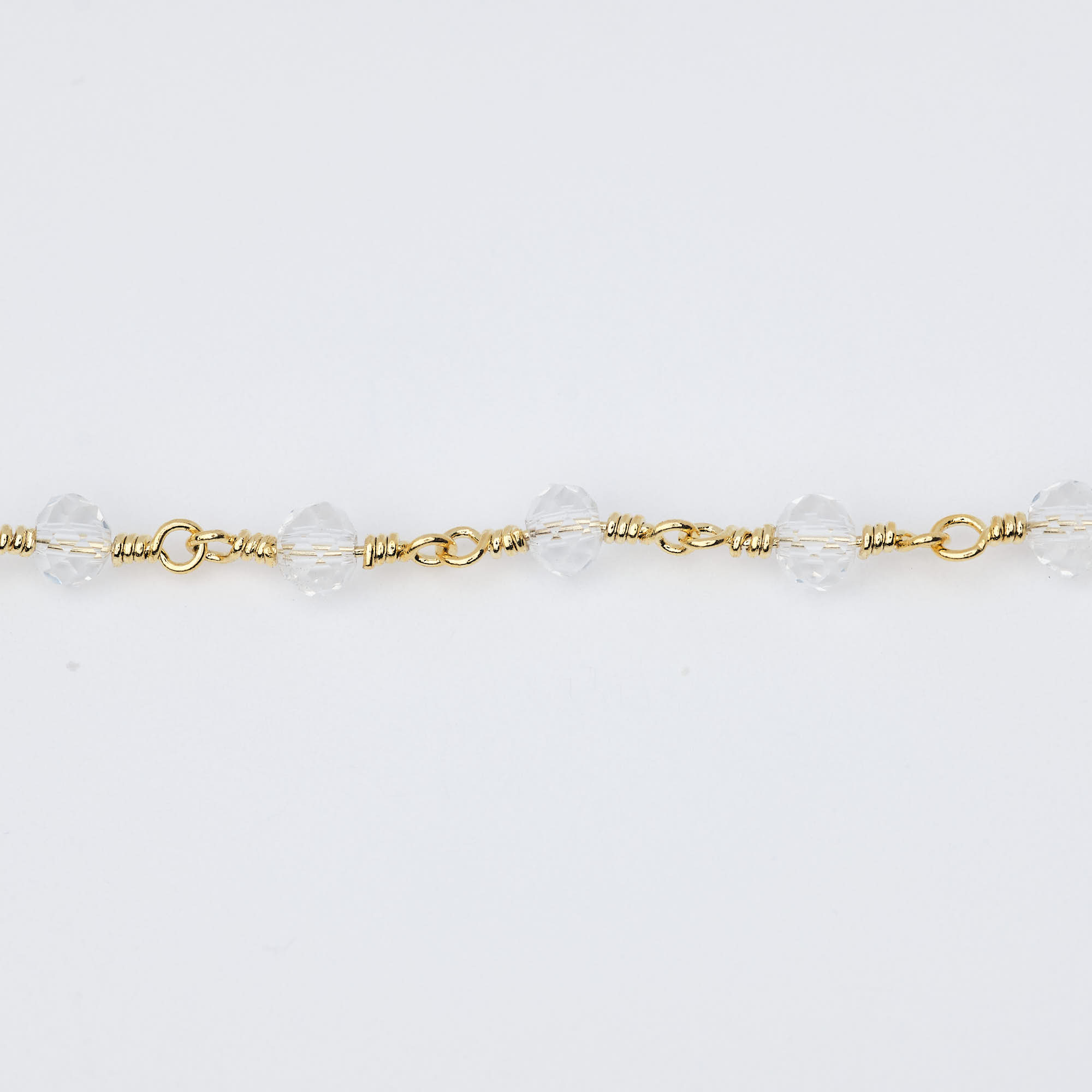 8096 Hand wrapped chain - Clear