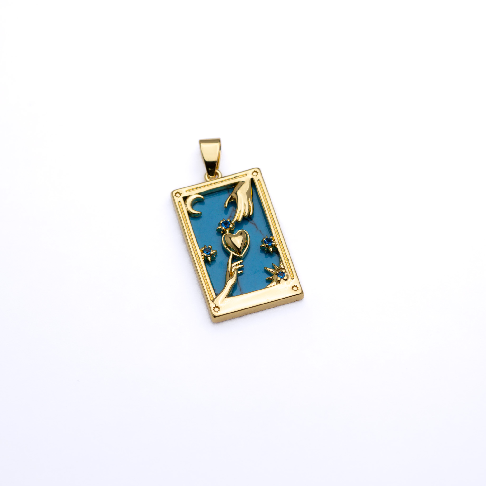 20875 Heart Offering Turquoise Pendant