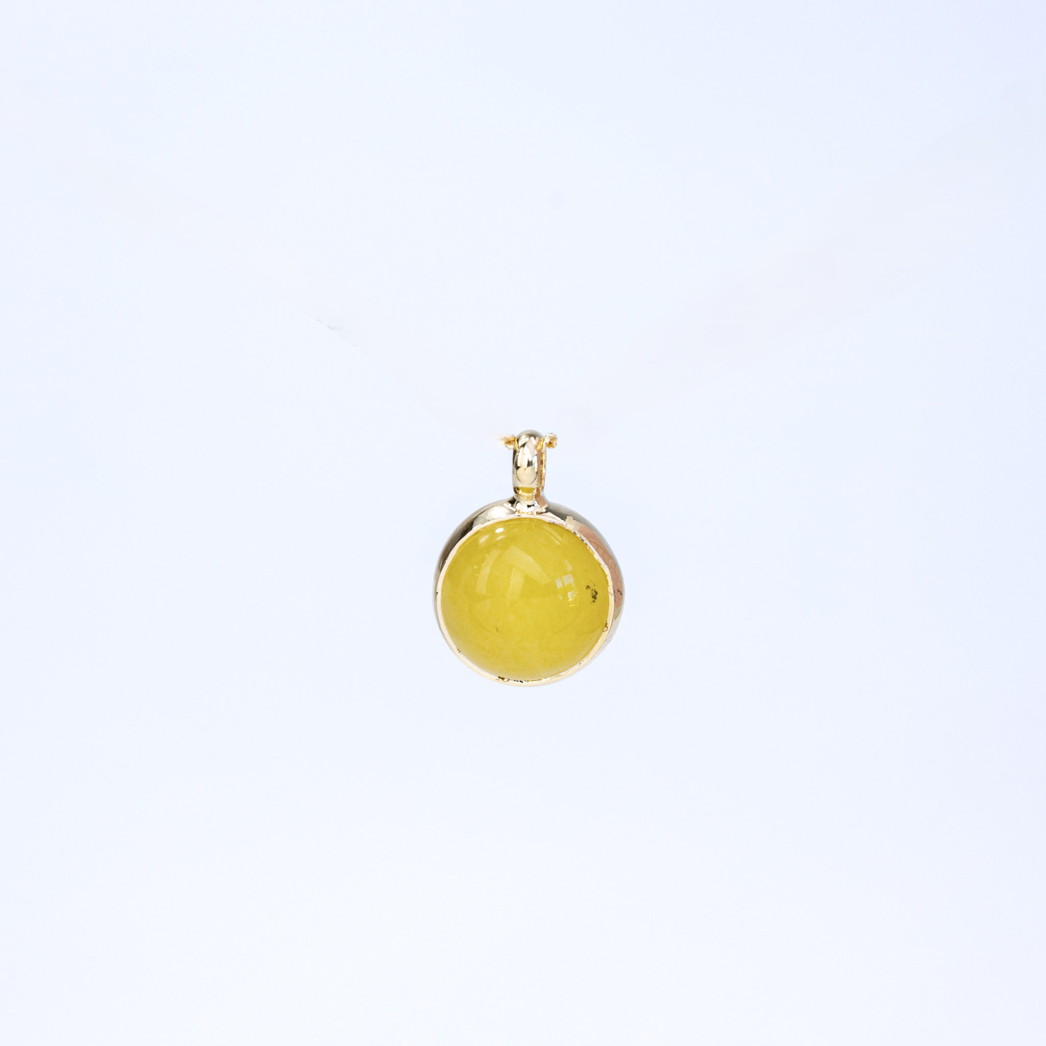 20068 Pendant Agata Yellow 13mm