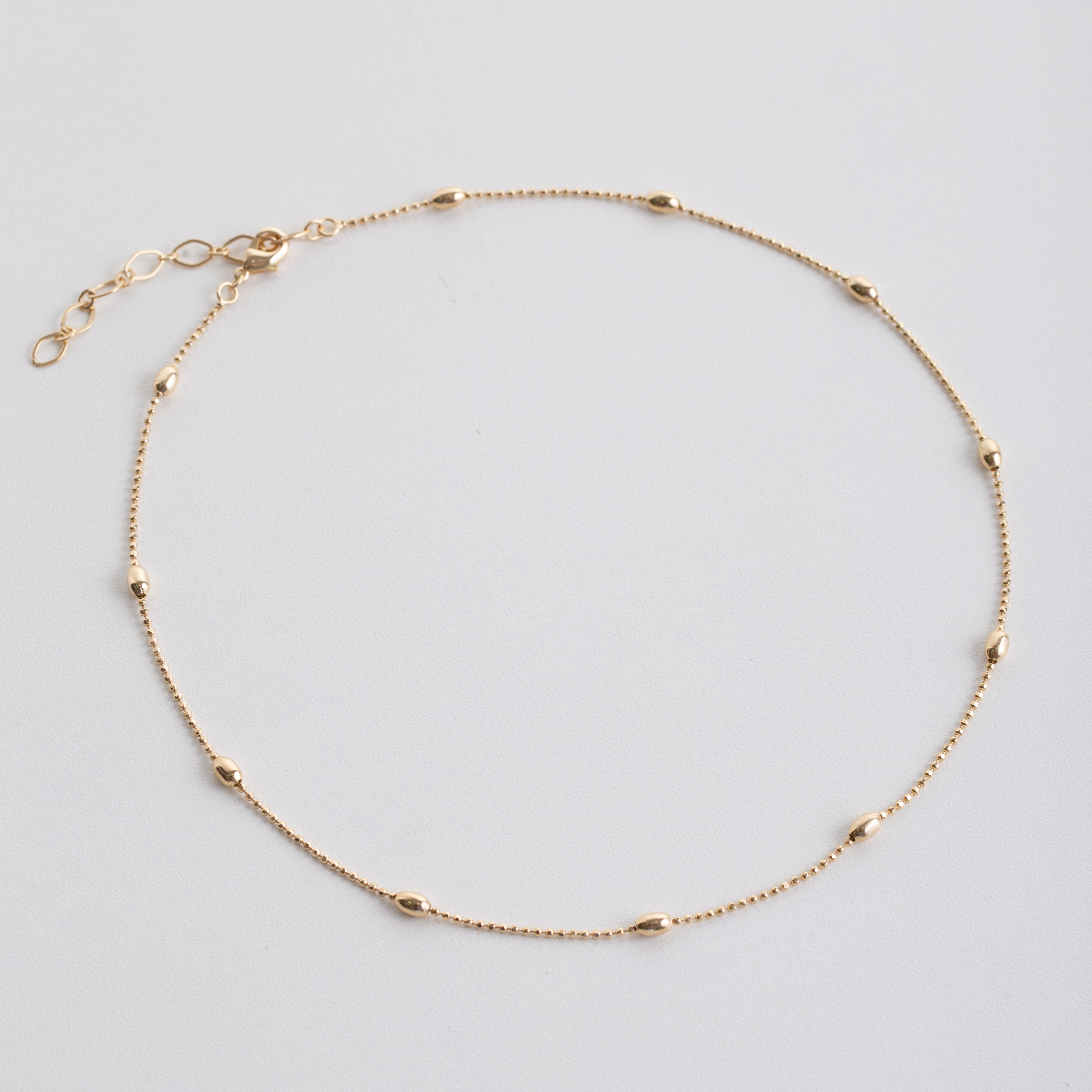 18658 Rice Grain Military Choker 14"