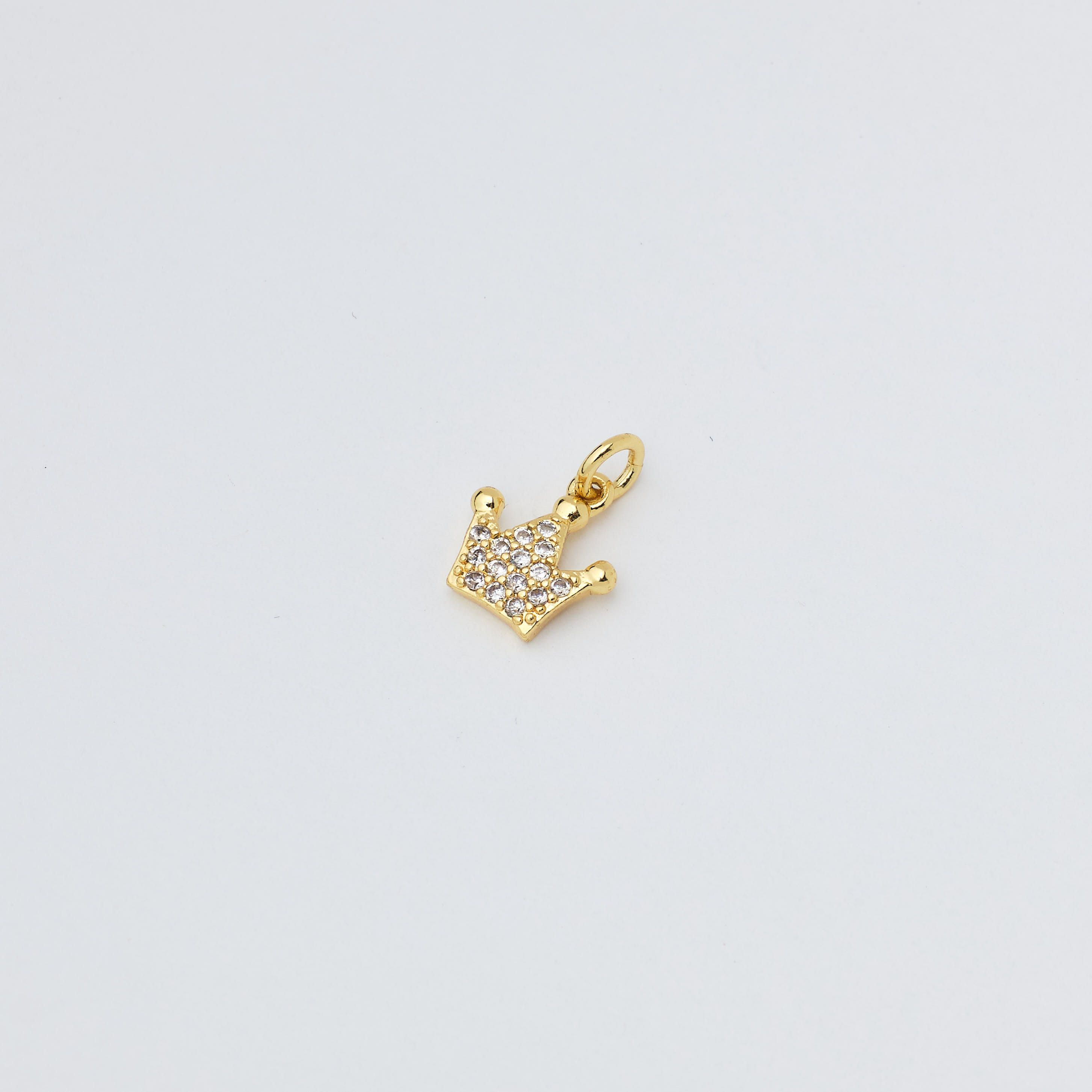 12202 Clear Crown Pendant