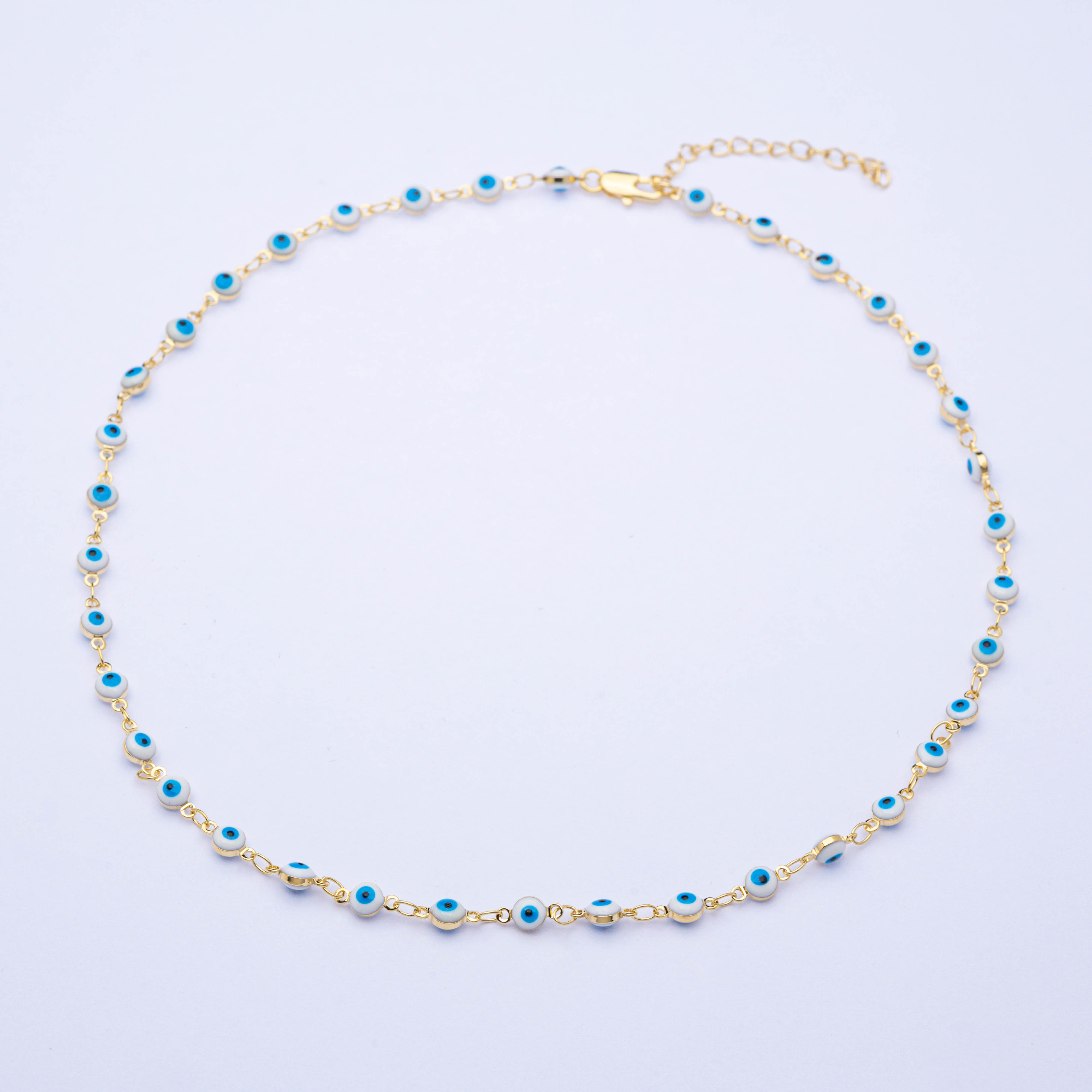 20371 Gold Chain with Evil Eye Protection