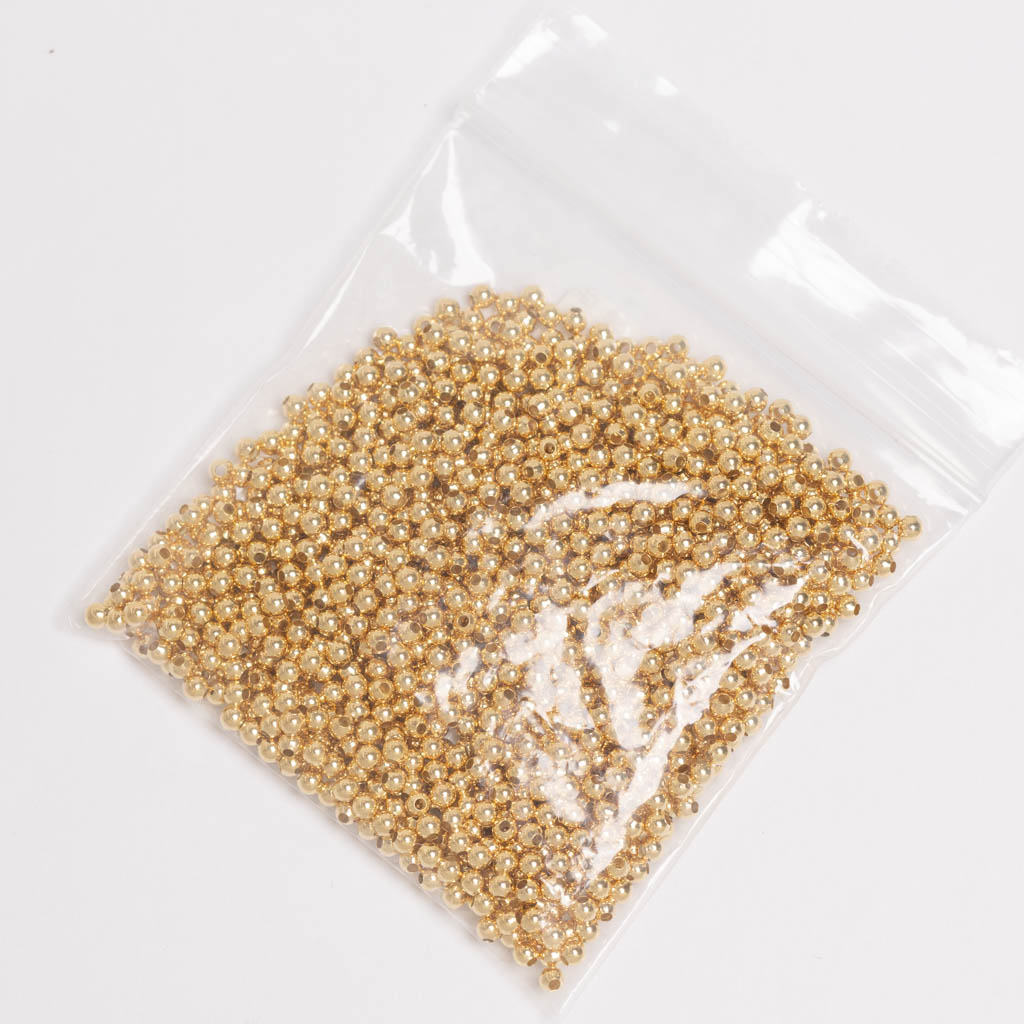 11260 3mm Medium Hole Smooth Round Beads